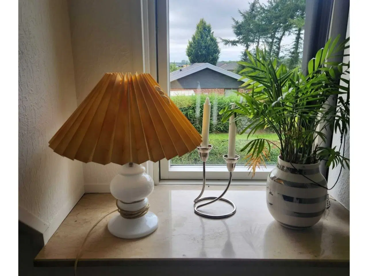 Billede 1 - Elegant Holmegaard lampe 