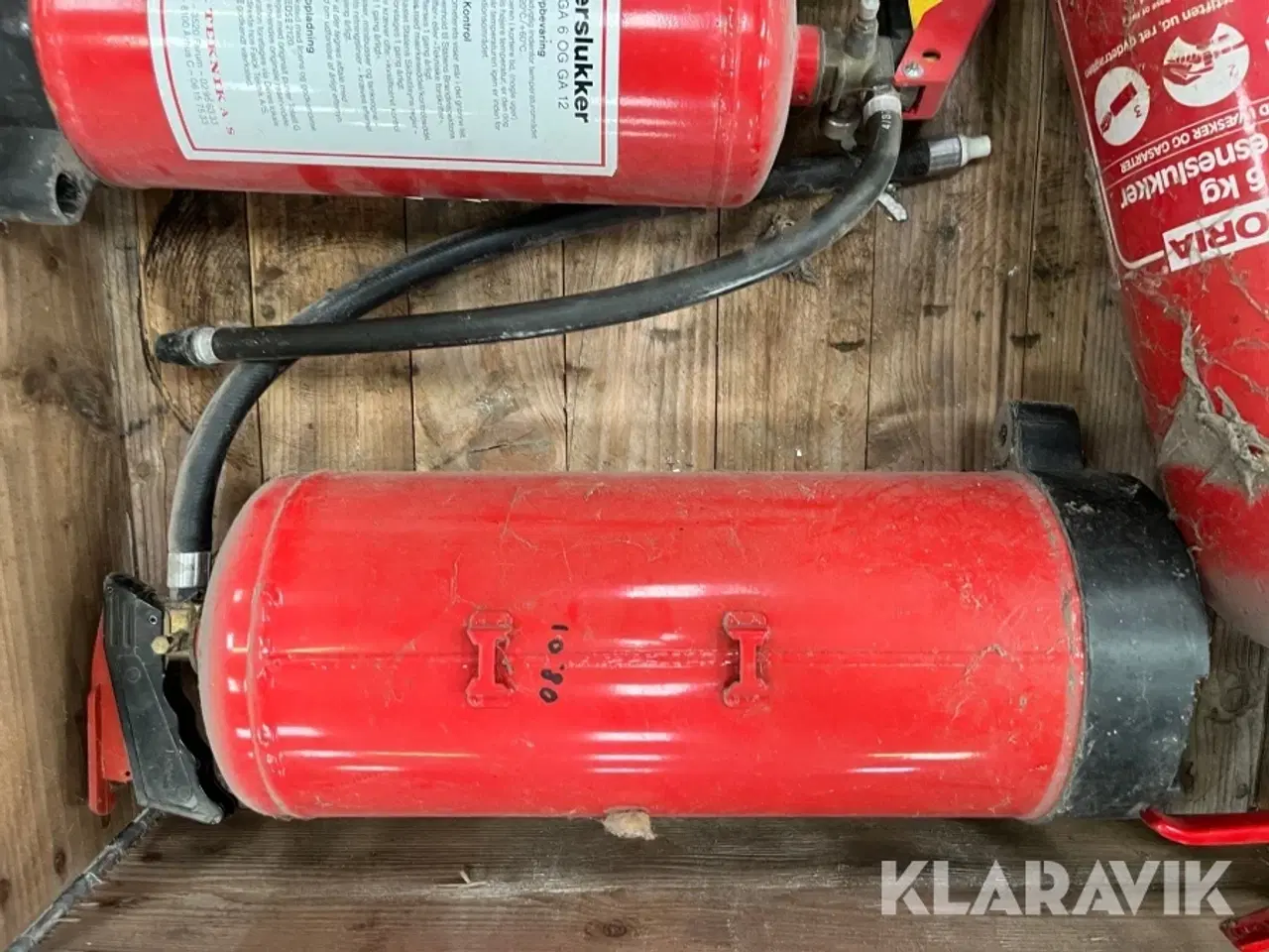 Billede 11 - Lot - Pulver- og vandslukkere Housegard og Gloria 12 kg og 9 Liter