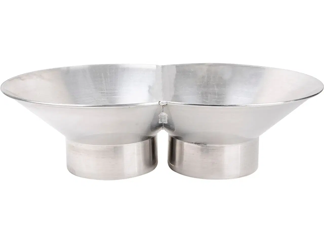 Billede 1 - Dobbelt Topkrave til 2 Smelterør - Aluminium