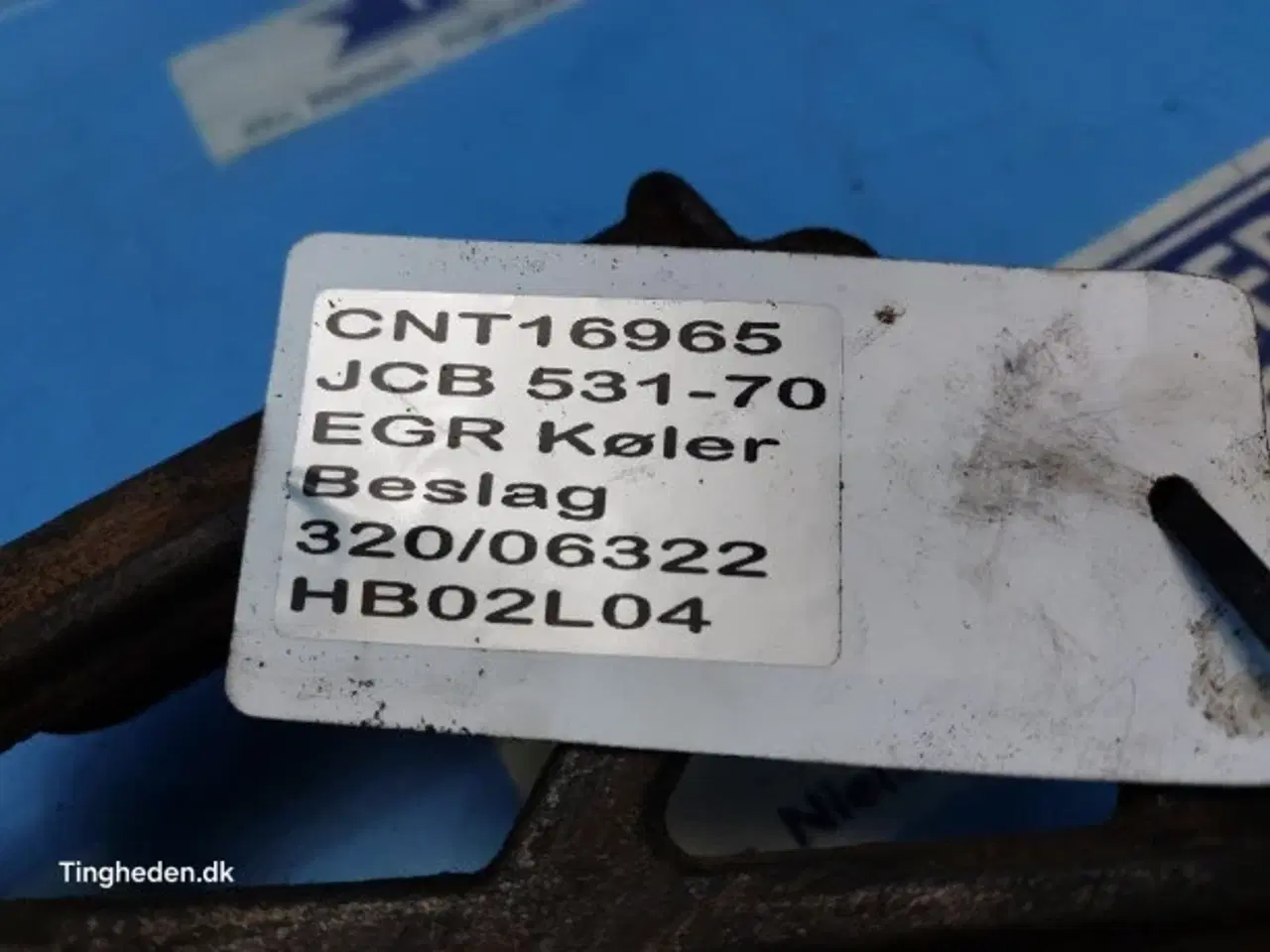 Billede 15 - JCB 531-70 EGR Køler Beslag 320/06322