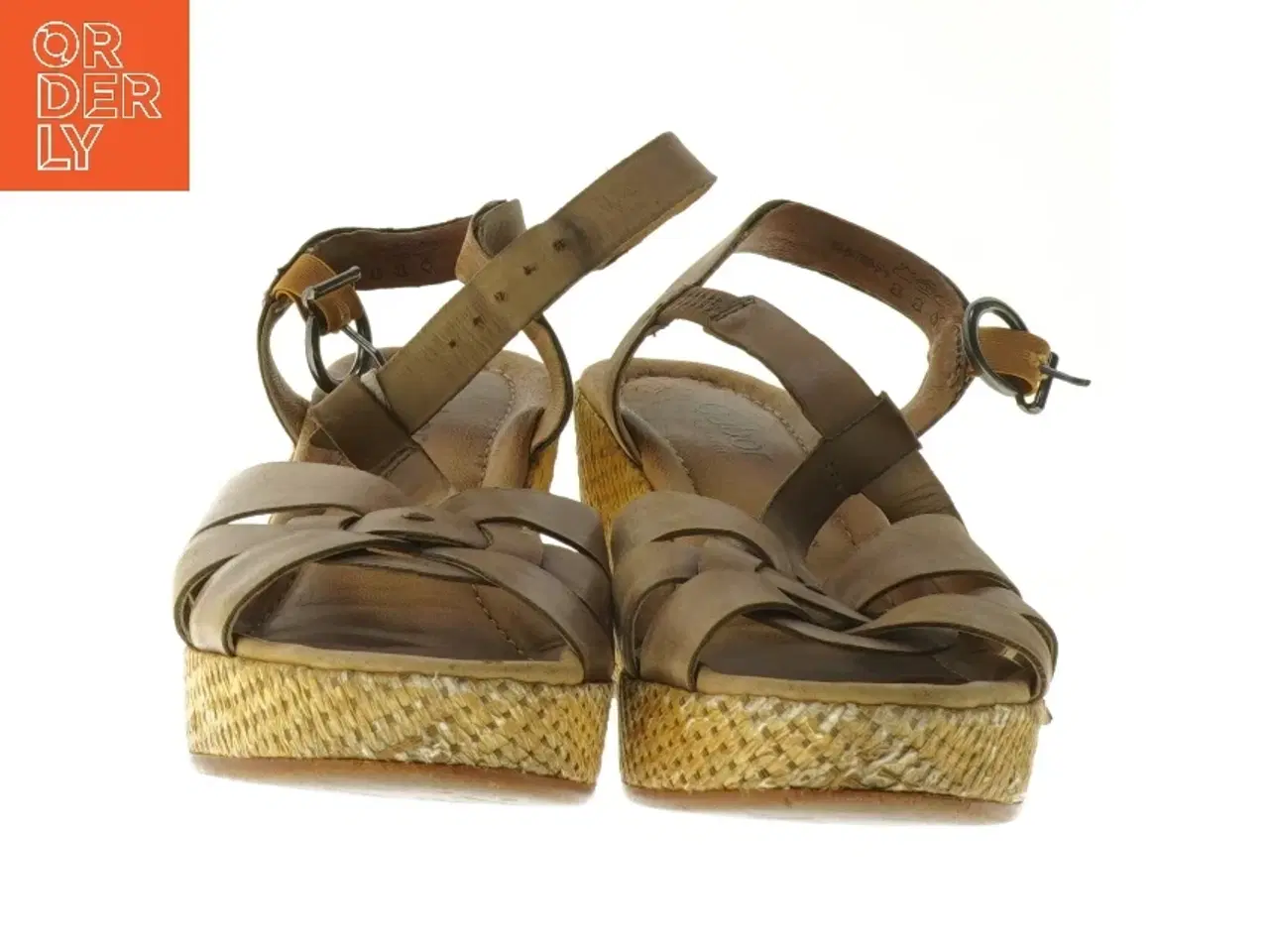 Billede 2 - Brune sandaler med kilehæl fra Gabor (str. 38 )