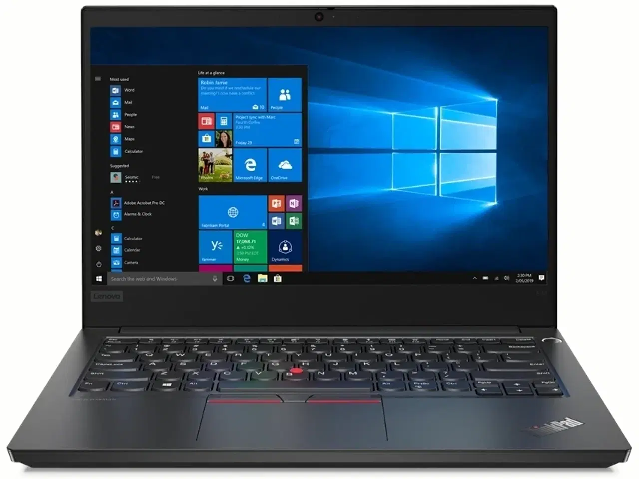 Billede 1 - Lenovo ThinkPad E14 Gen 1 14" - Intel i3-10110u 2.1GHz 256GB NVMe 8GB Win11 Pro - Grade B