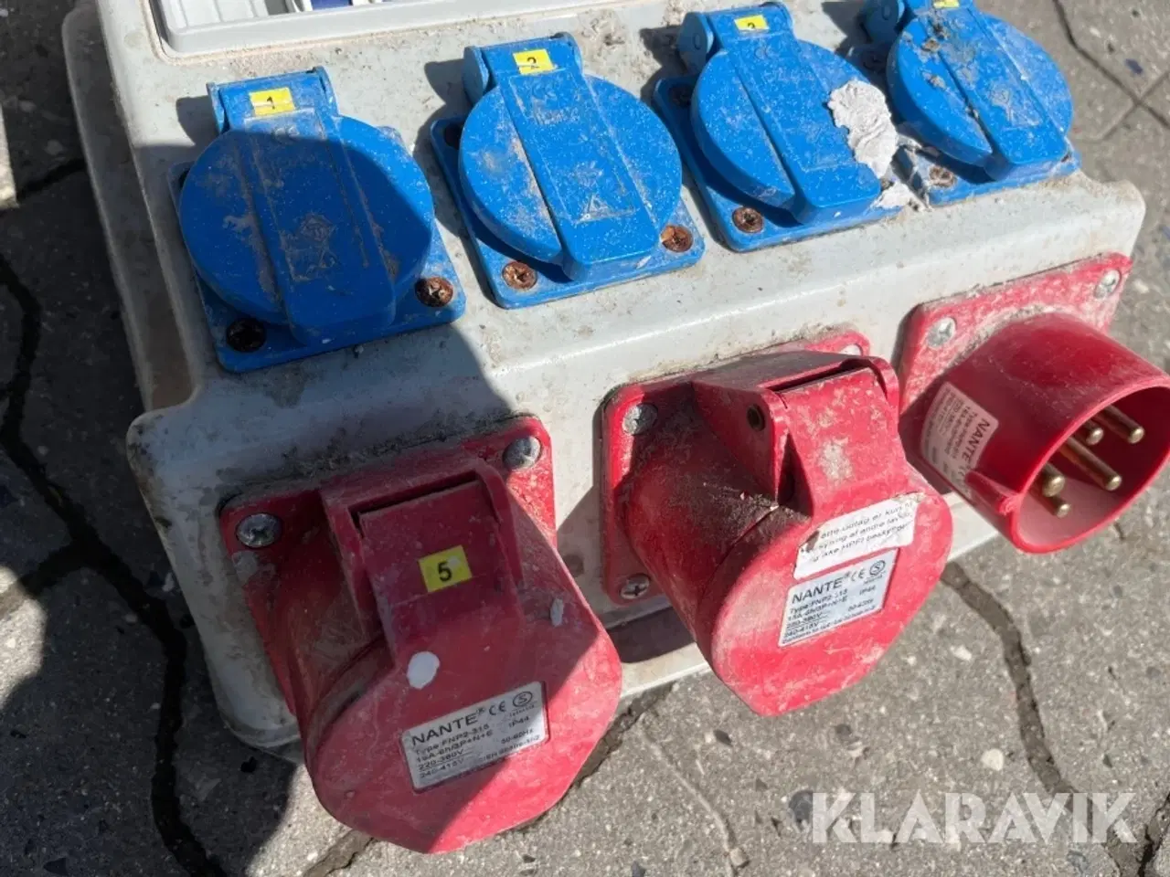 Billede 4 - Byggestrømstavler Iworks 16A 5 styk
