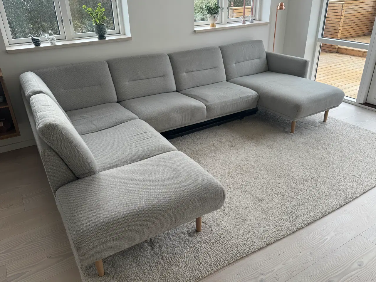 Billede 2 - Ilva LARVIK HJØRNESOFA MED CHAISELONG og PUF