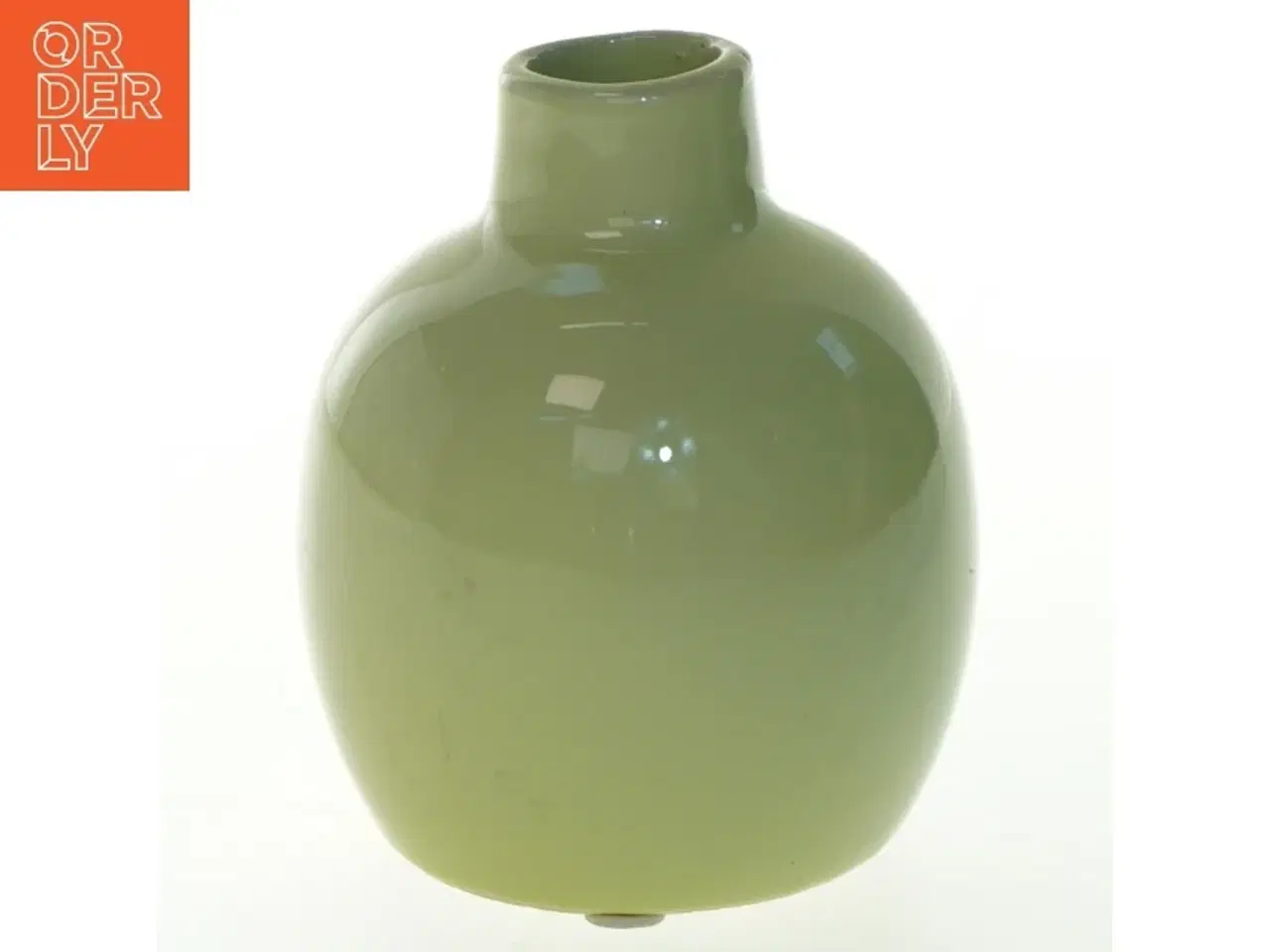 Billede 1 - Lille grøn vase (str. 11 cm)