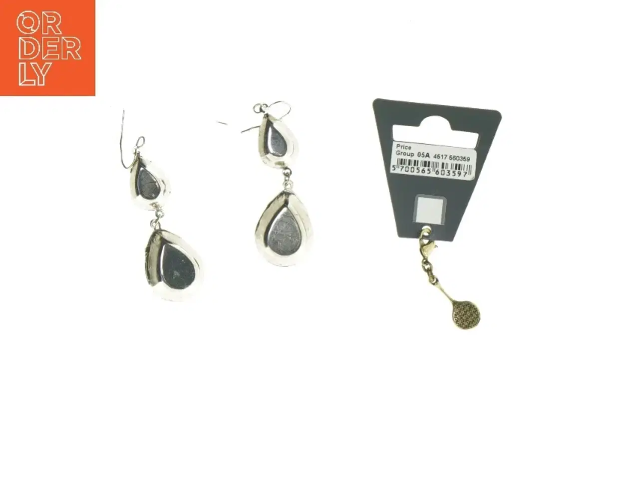 Billede 2 - Øreringe og vedhæng (str. 6 x 2 cm)