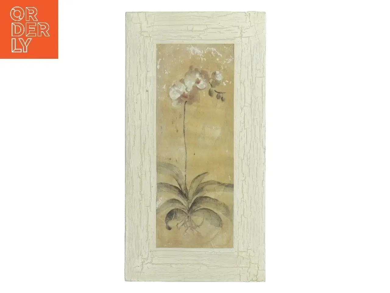 Billede 1 - Dekorativt maleri med blomstermotiv fra Blomsterbander (str. 27 x 14 cm)