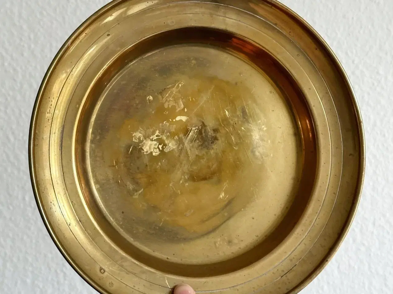 Billede 3 - Messingtallerken, dyb