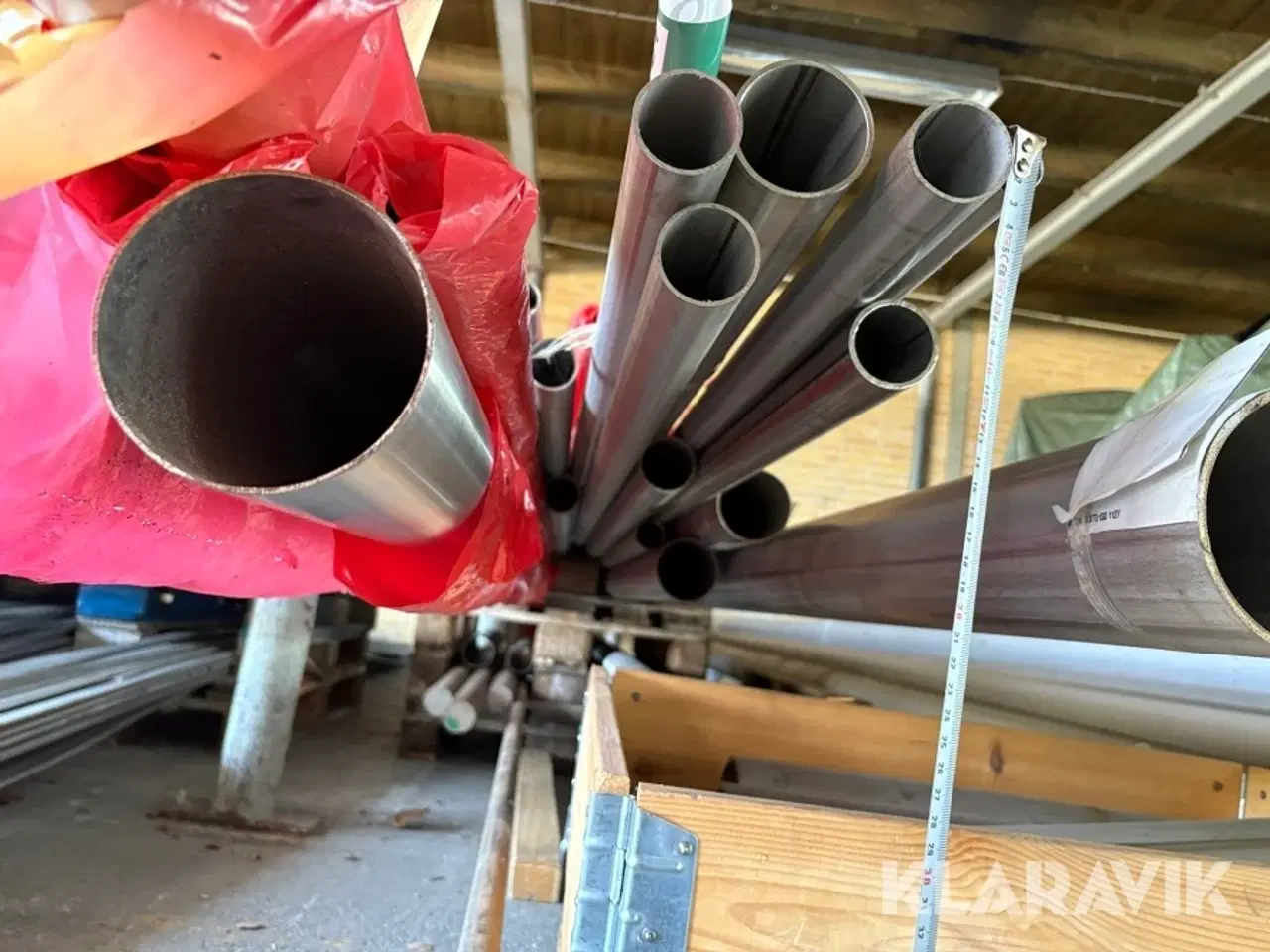 Billede 12 - Rustfristål rør 304/316 + akselstål 18 styk