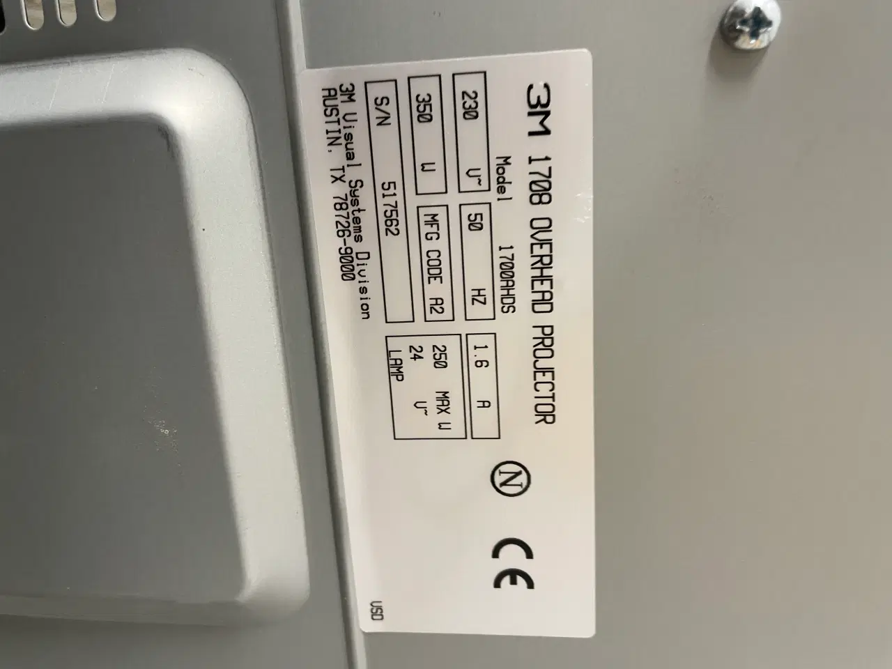 Billede 3 - Overheadprojektor 3M  1708