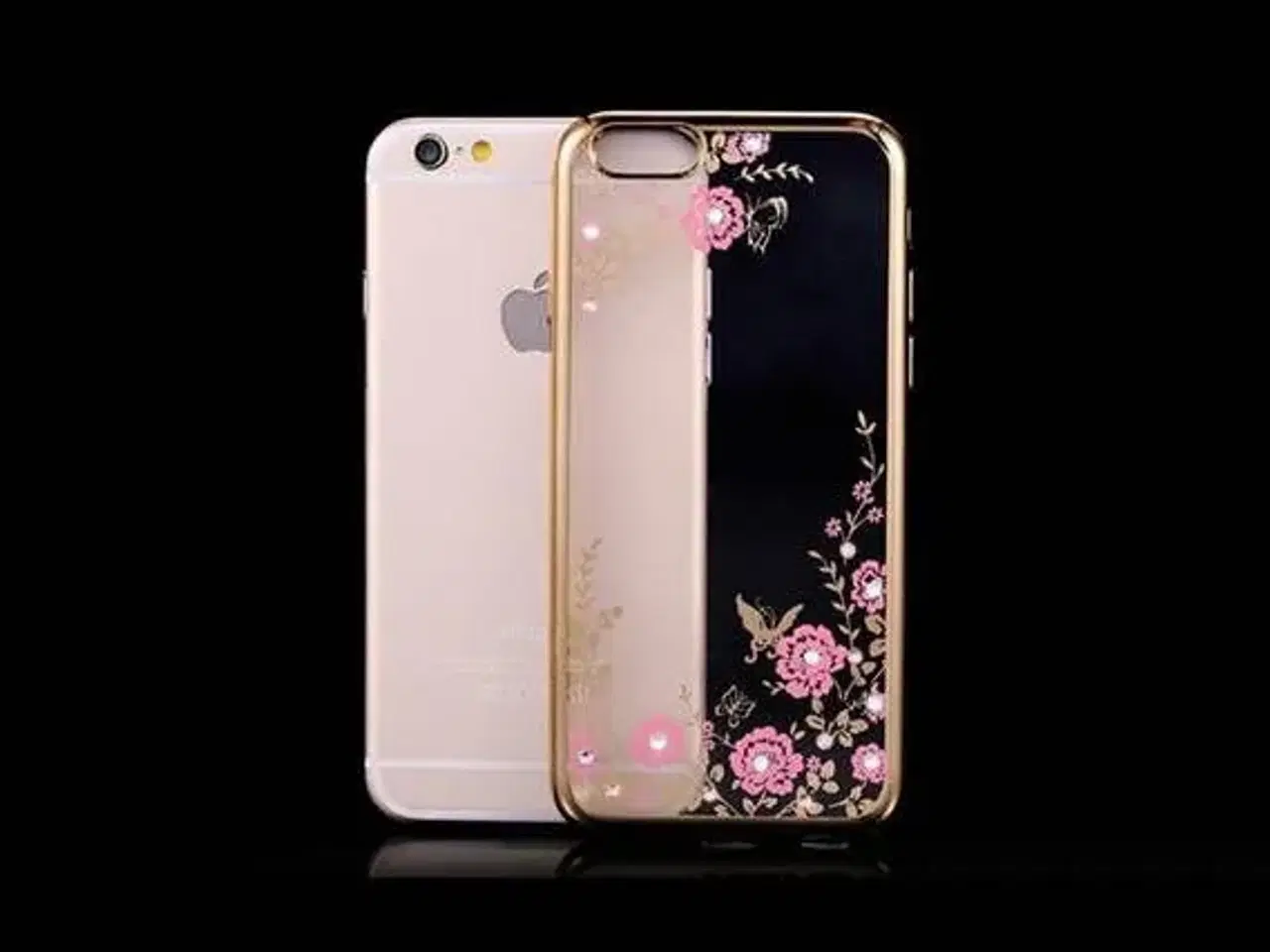 Billede 3 - Guld silikone cover til iPhone 5 5s SE 6 6s 7 8 7+