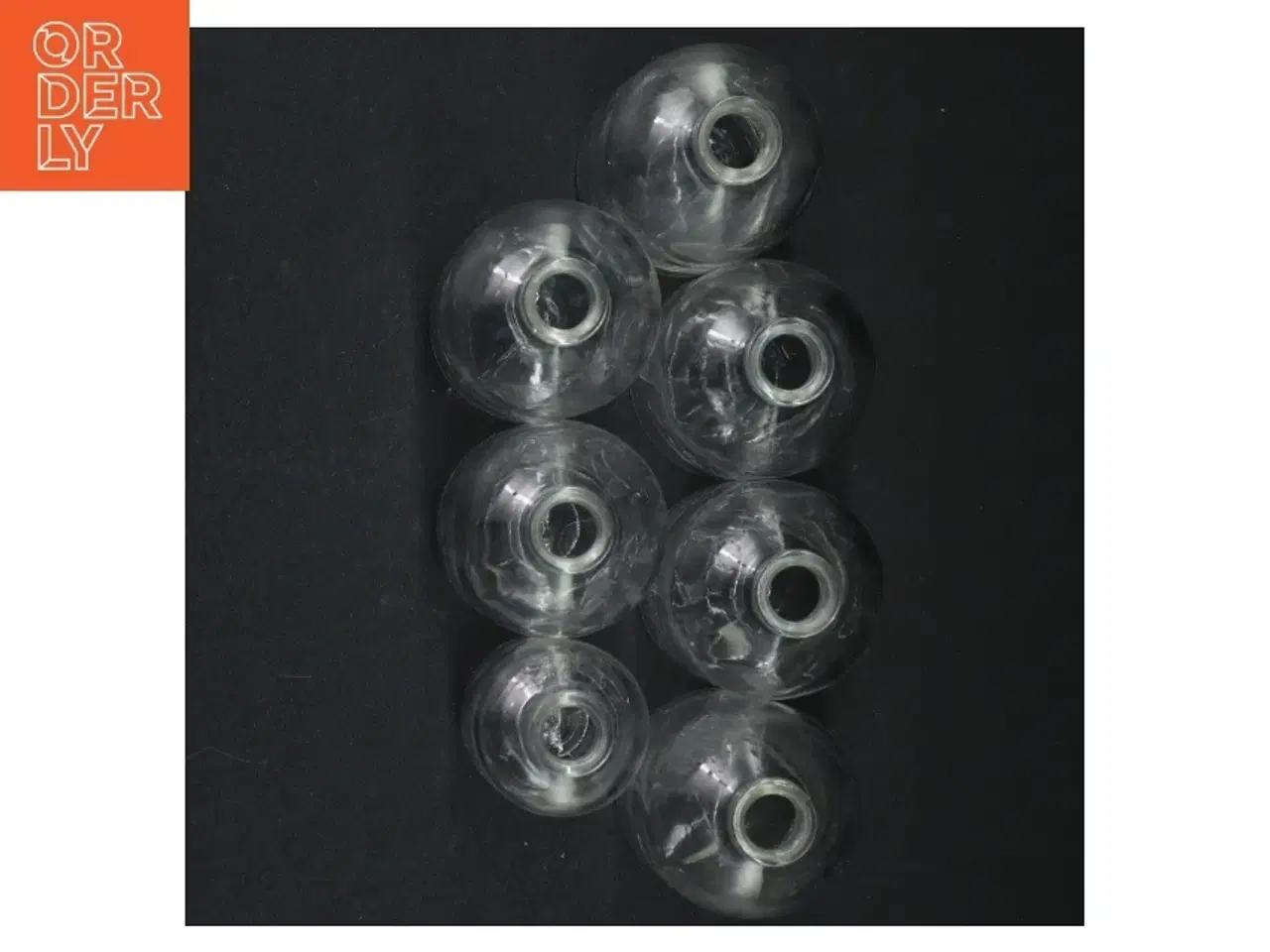 Billede 4 - Gennemsigtige glasflasker (str. 10 cm 7 cm)