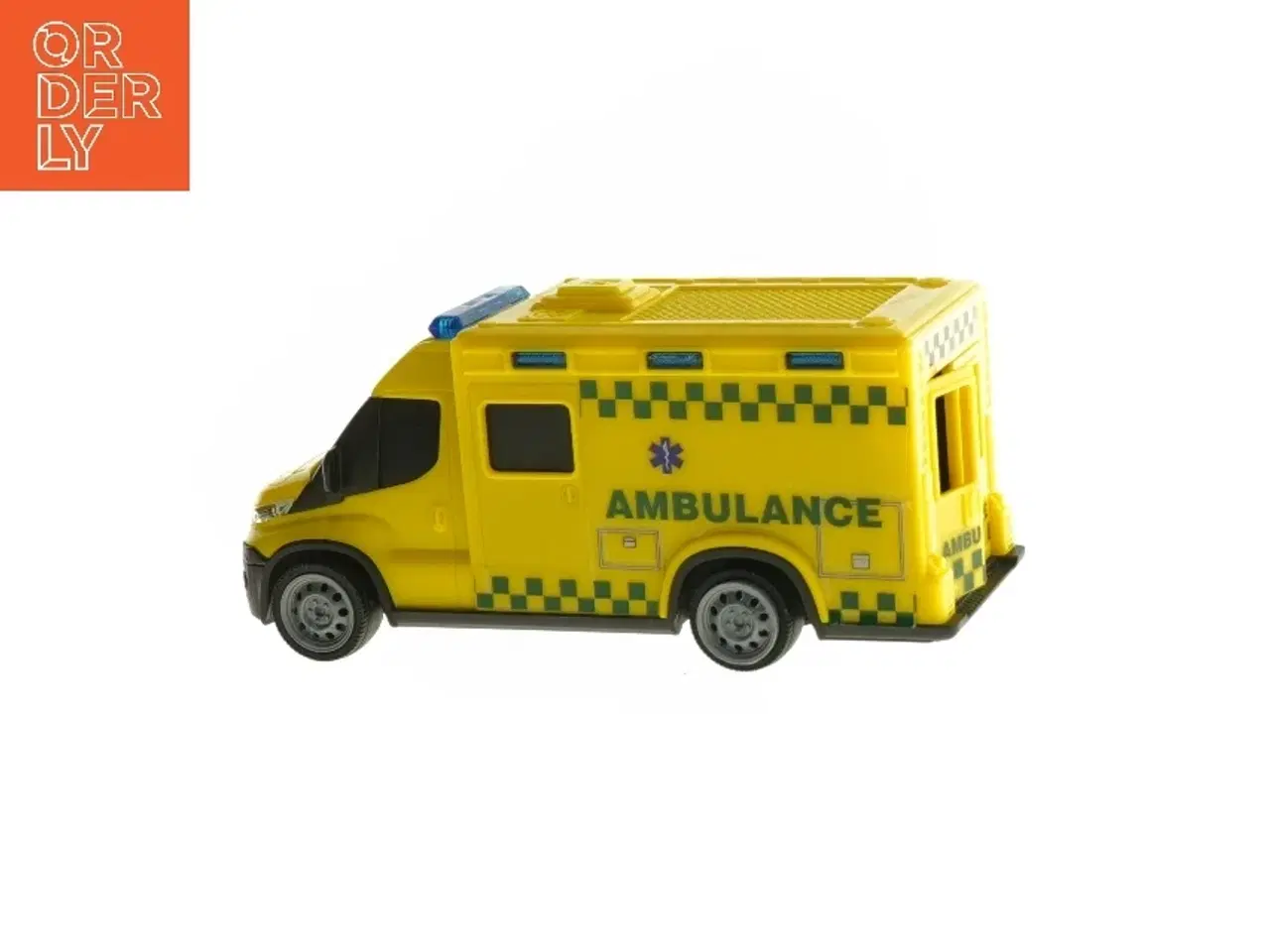 Billede 3 - Legetøjsambulance fra Dickie Toys (str. 8x7x17,5 cm)