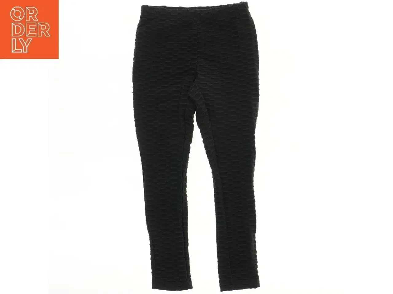 Billede 1 - Sort leggings med tekstur fra Name It (str. 116)