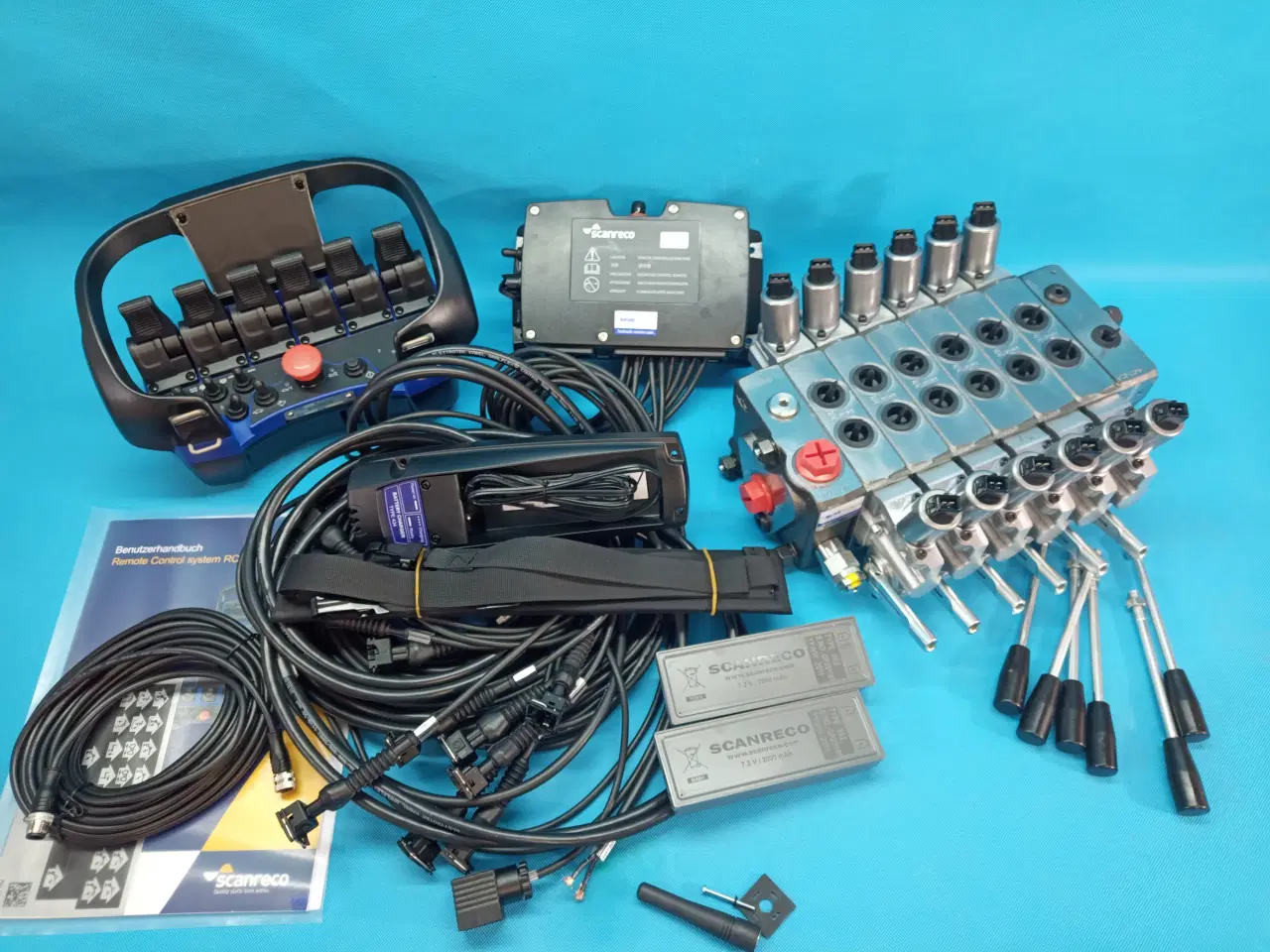 Billede 2 - Radio Scanreco + hydraulisk ventil Walvoil DPX 