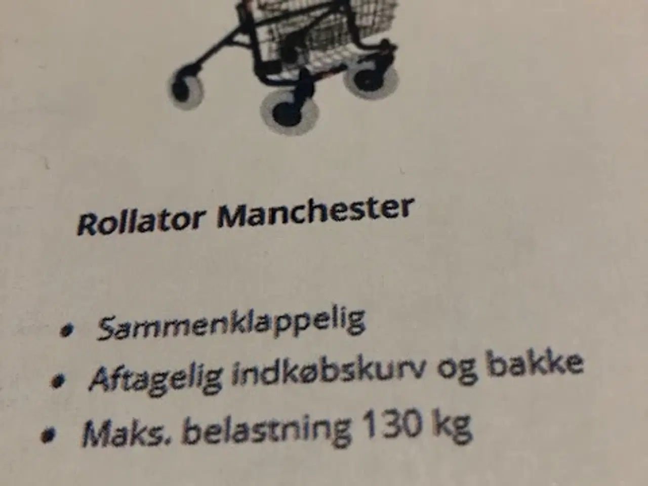 Billede 1 - 2 stk. Rollator 