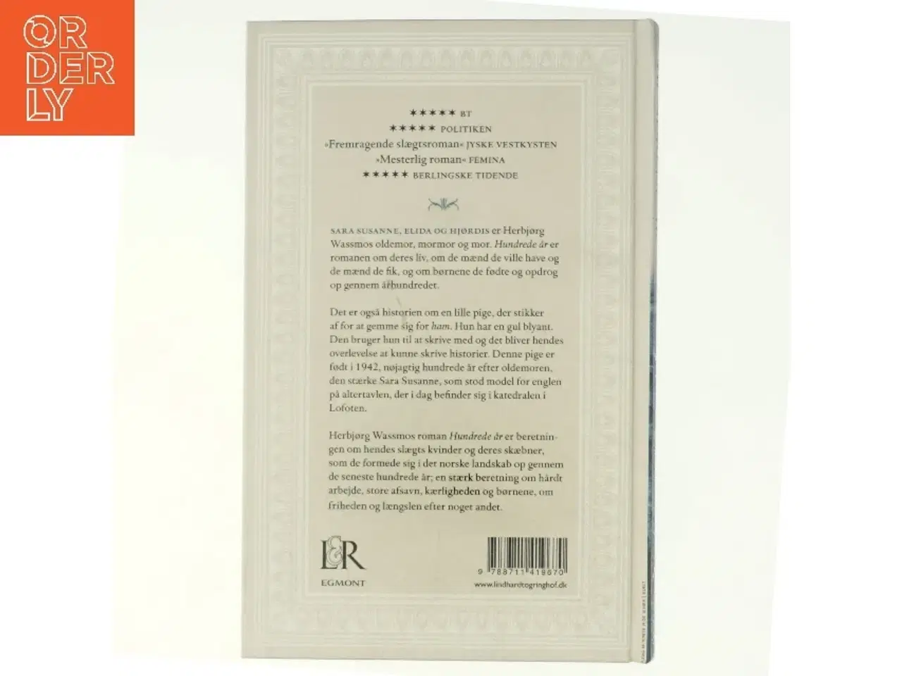 Billede 3 - Hundrede år af Herbjørg Wassmo (Bog)