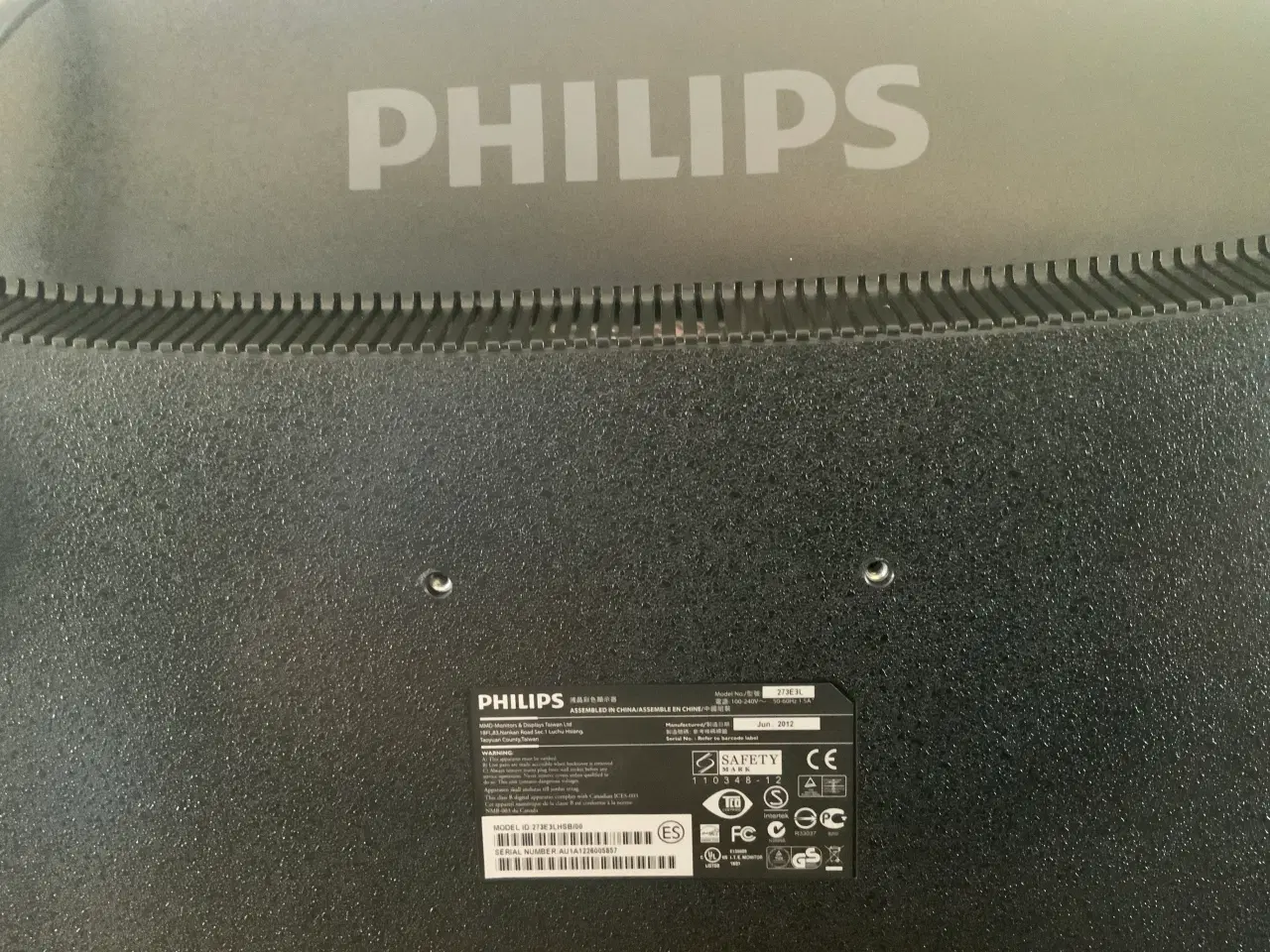 Billede 2 - Cp skærm Phillips 27”