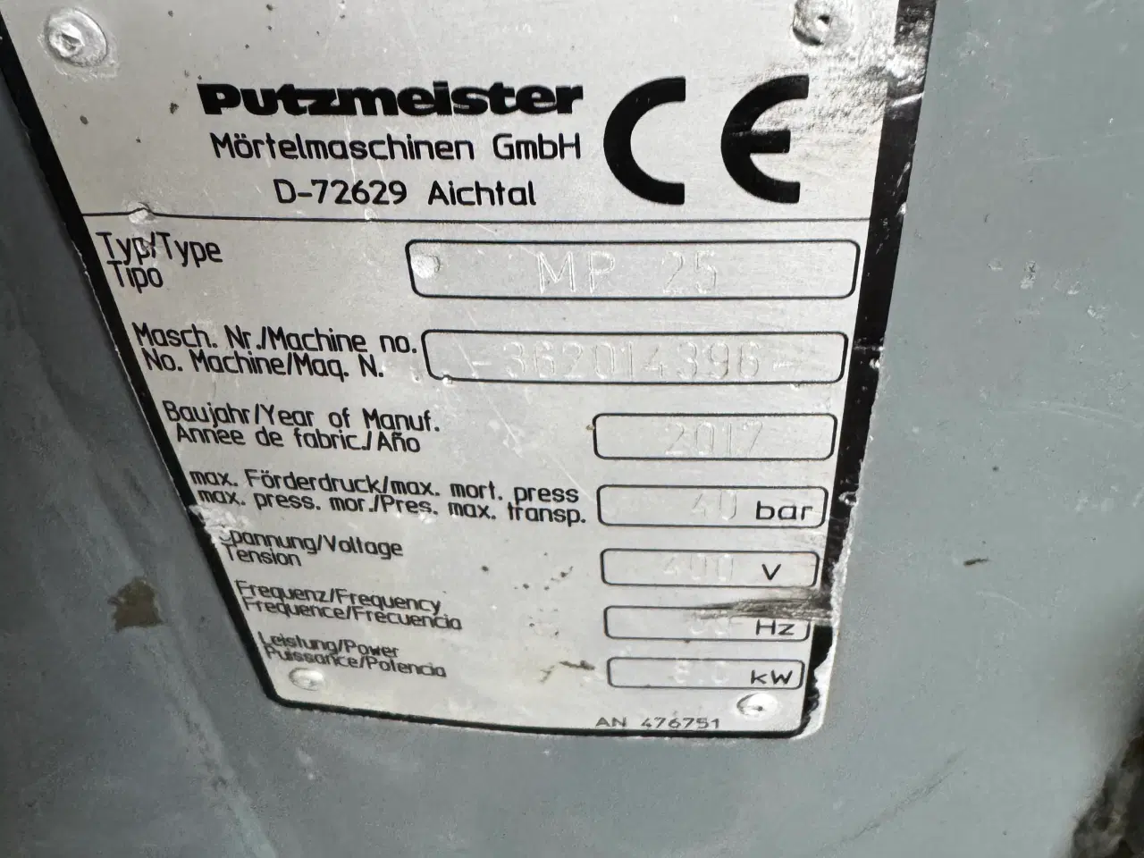 Billede 2 - Putzmeister betonkanon