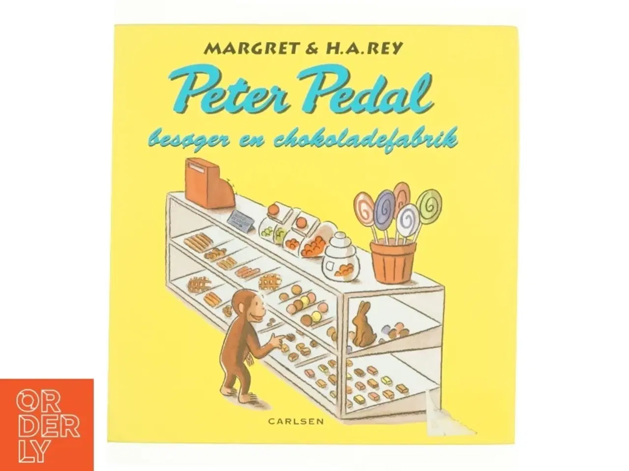 Billede 1 - Peter Pedal besøger en chokolade fabrik af Margret & H. A. Rey (Bog)