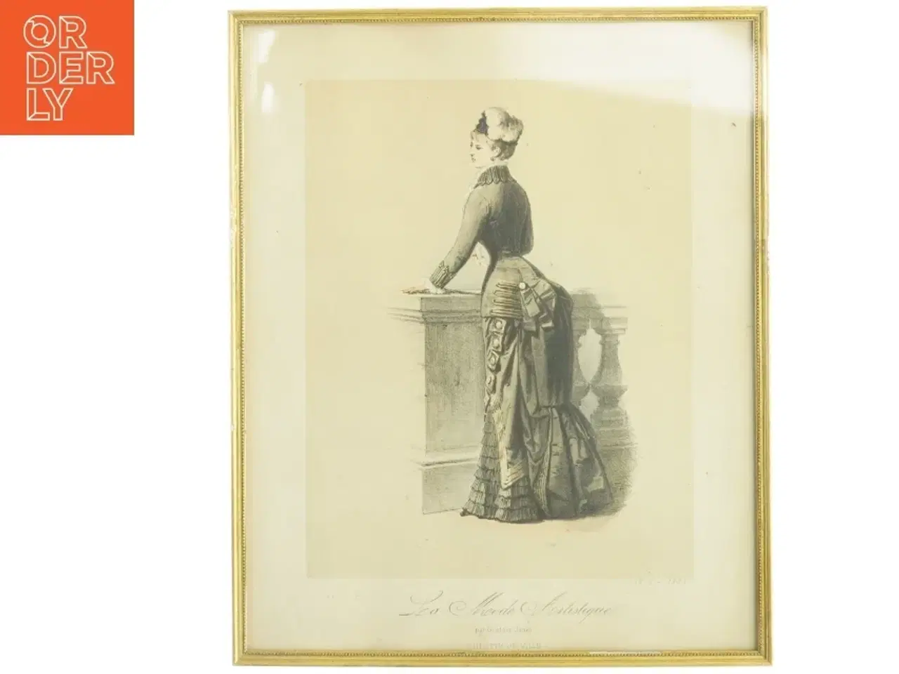 Billede 4 - Vintage modeillustrationer (str. 35 x 28 cm)