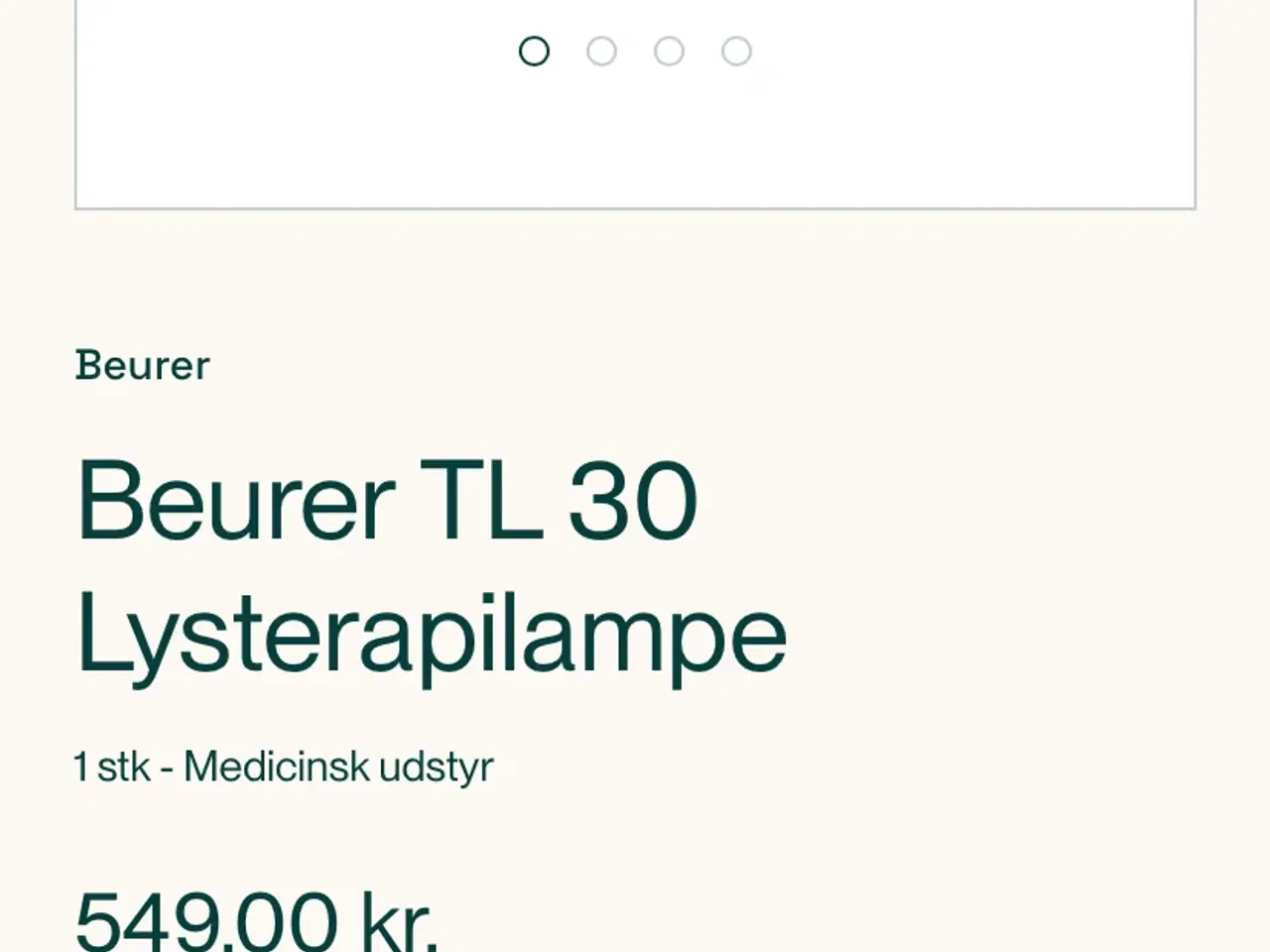 Billede 4 - Lys-terapilampe m.10000 lux. 