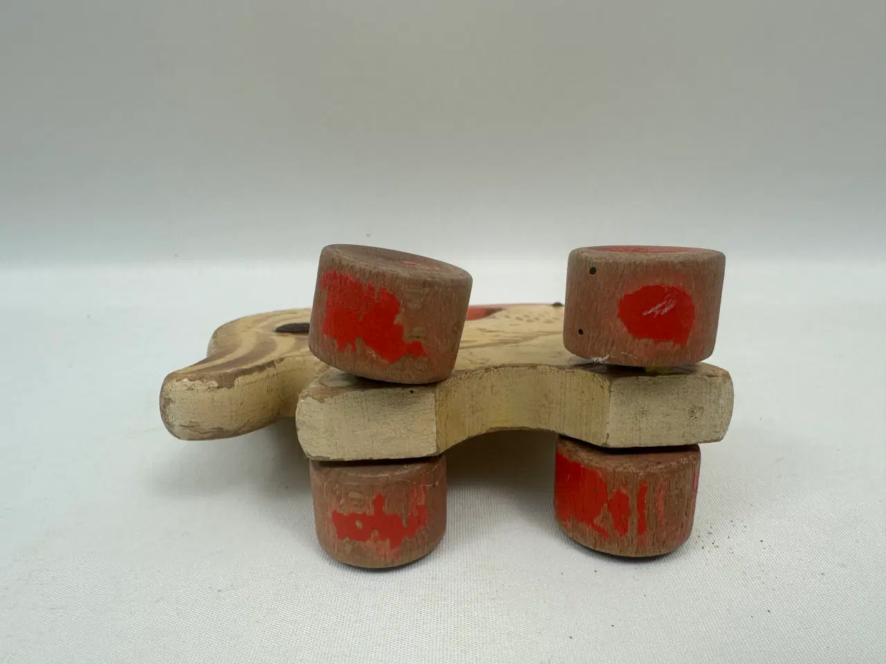 Billede 7 - Vintage hane på hjul i træ (GECEVO)