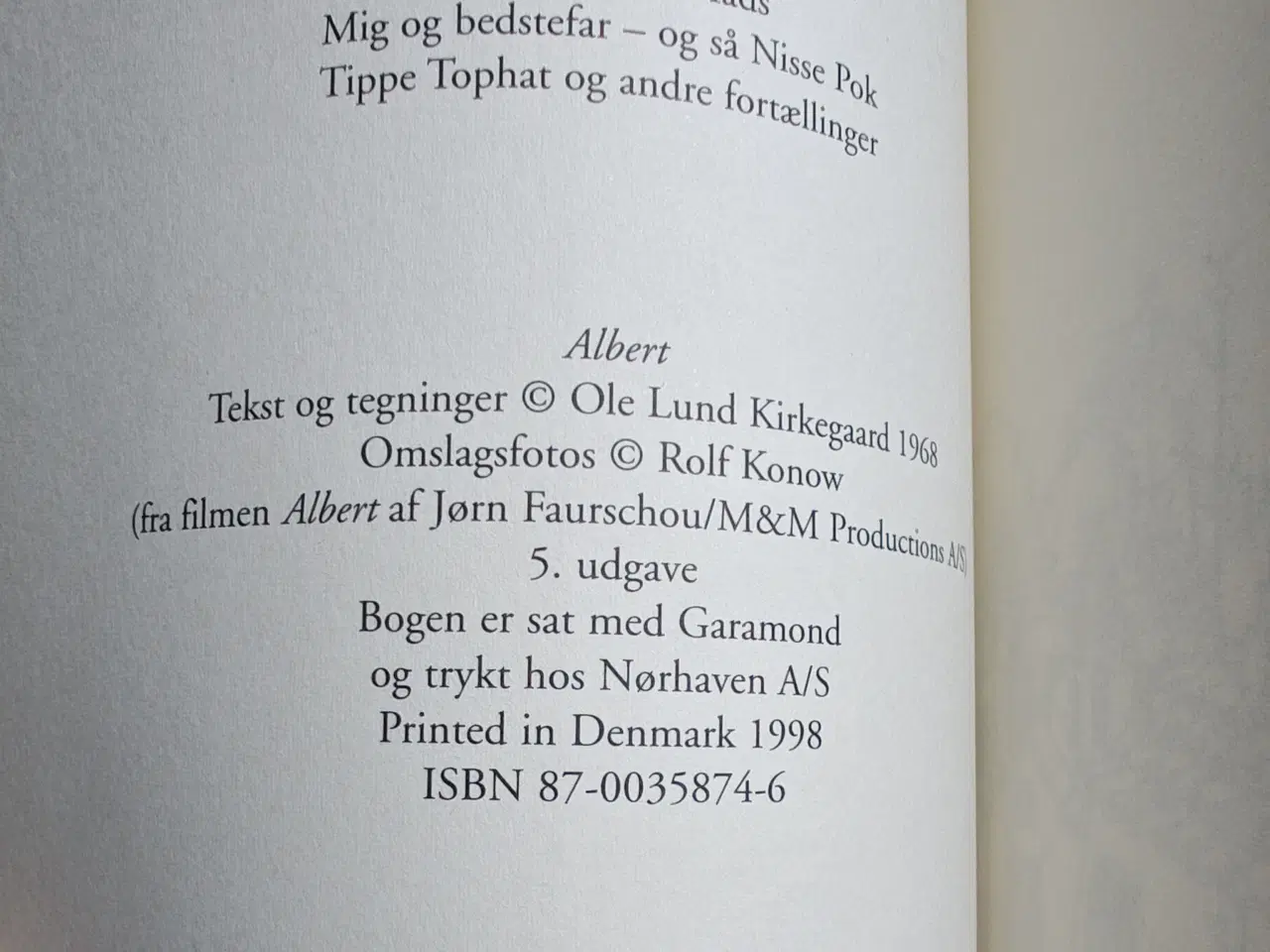 Billede 2 - Albert BOG af Ole Lund Kirkegaard