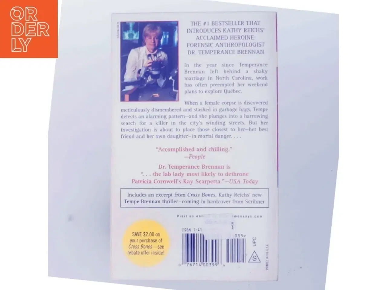 Billede 3 - Déjà Dead af Kathy Reichs (Bog)