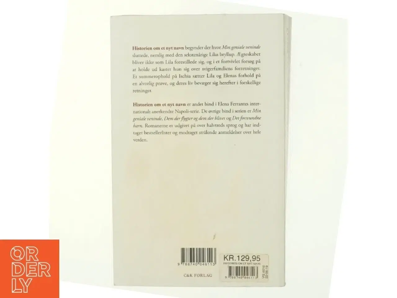 Billede 5 - Historien om et nyt navn : ungdom af Elena Ferrante (Bog)