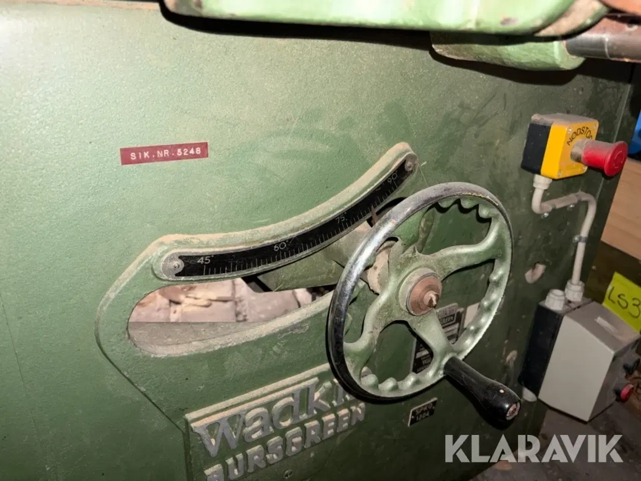 Billede 6 - Industri-bordsav Wadkin Bursgreen SPKO 1204