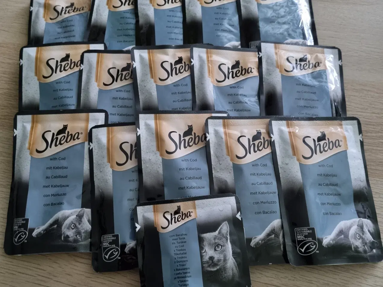 Billede 2 - Kattemad Sheba vådfoder med torsk i sovs  