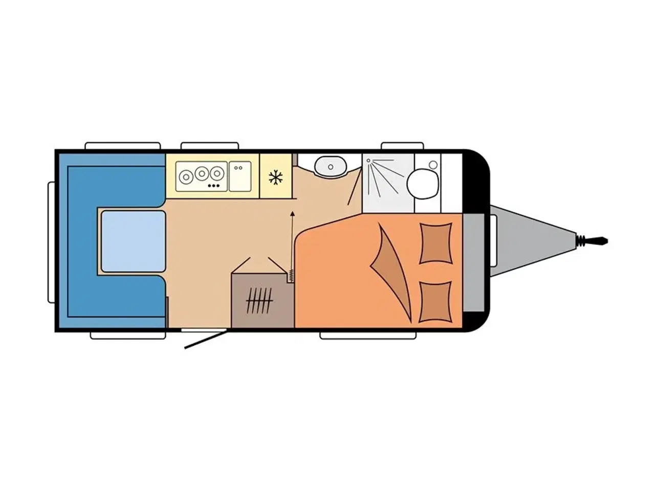 Billede 2 - 2026 - Hobby De Luxe 460 UFe NY 2026 DK-Line NU PÅ LAGER. Masser af lækkert udstyr er med i prisen!