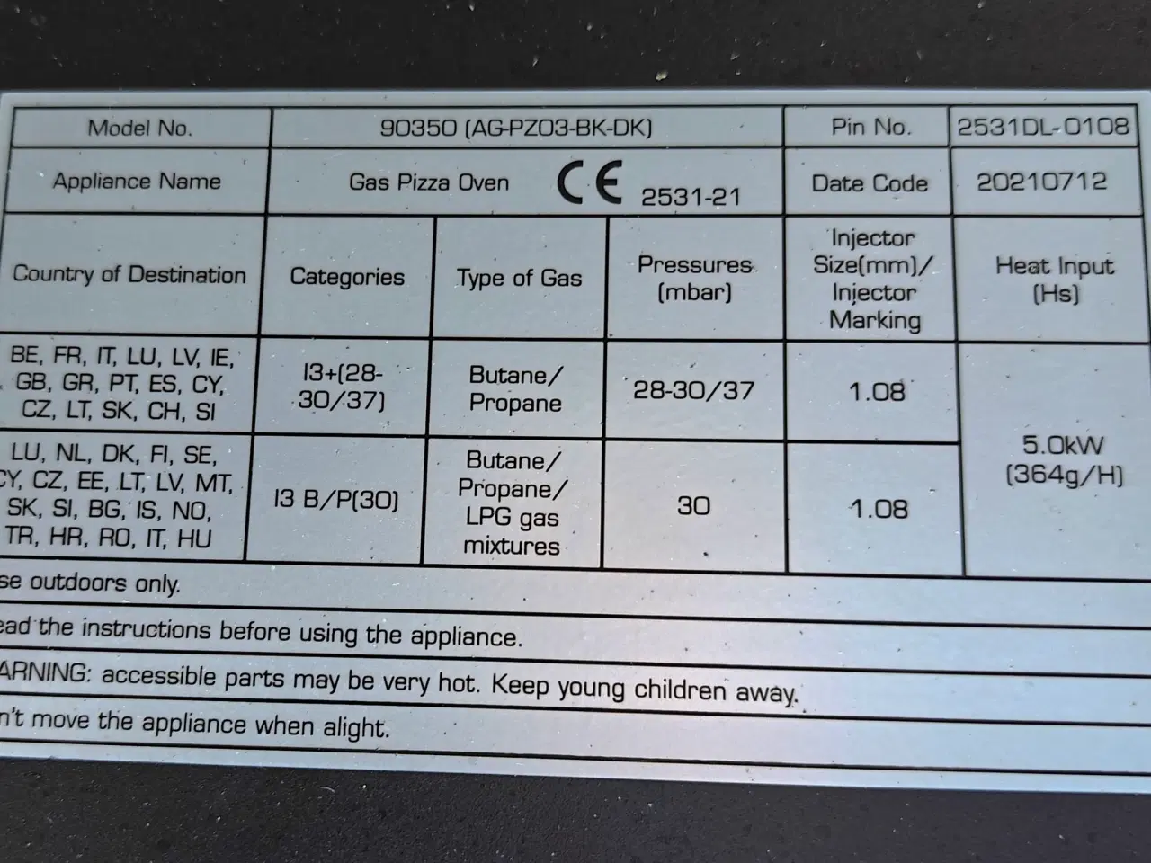 Billede 5 - Cozze pizzaovn med regulator 