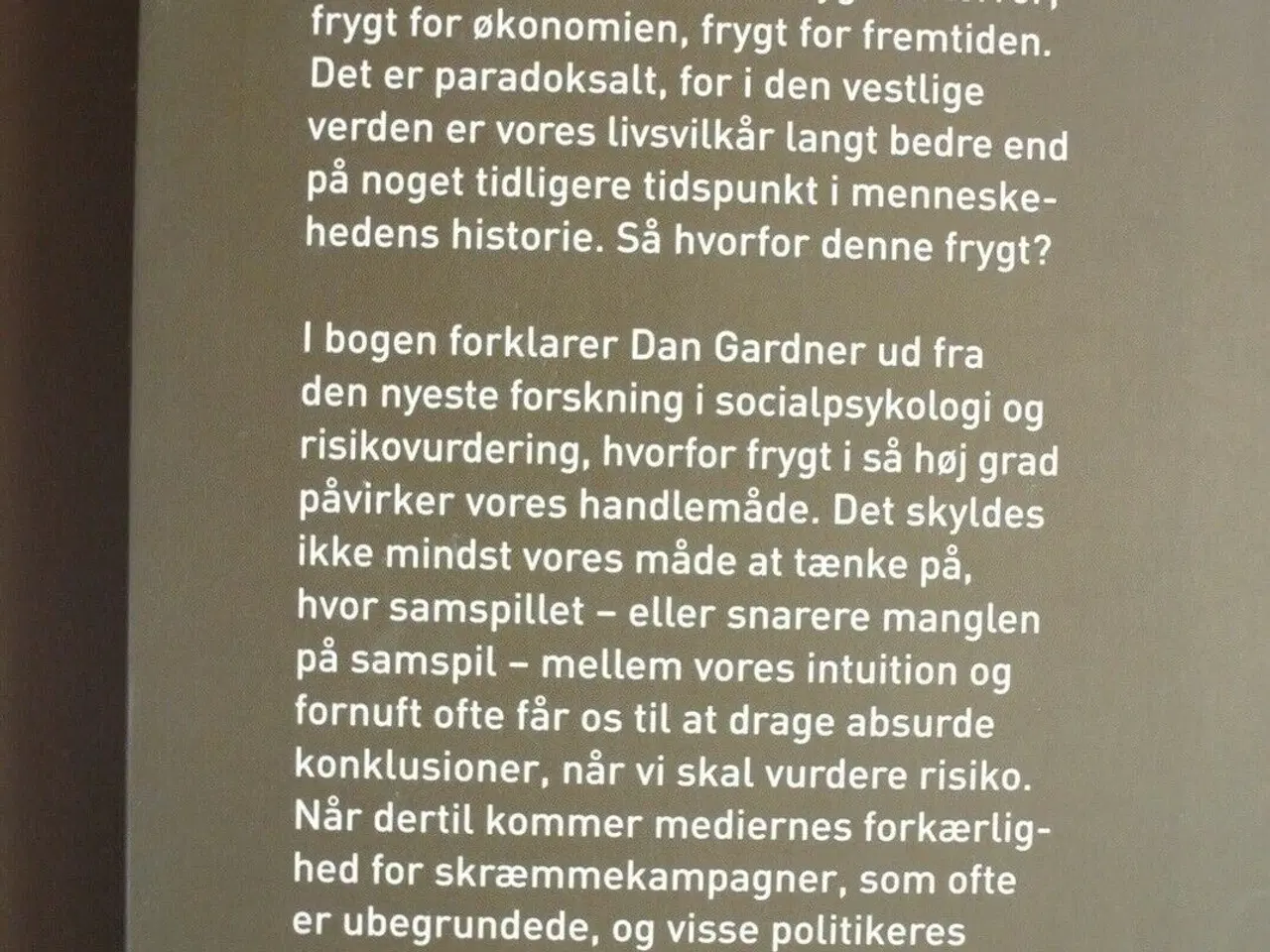 Billede 3 - frygtens anatomi - hvorfor vi har så svært ved at 