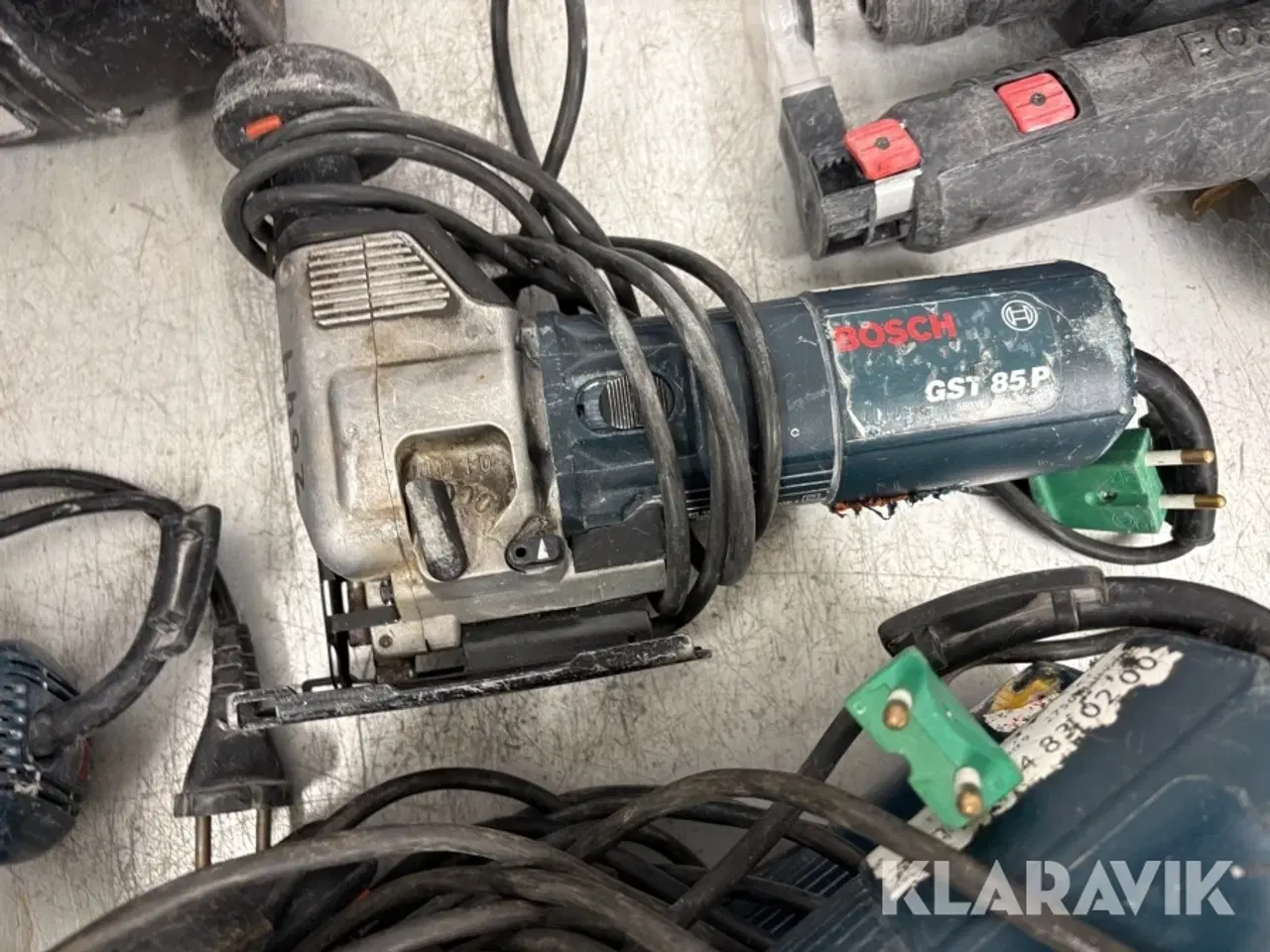 Billede 9 - Håndværktøj Bosch Würth blandet lot 6 stiksav 1 skruemaskine 2 borehamre 1 luftsømpistol