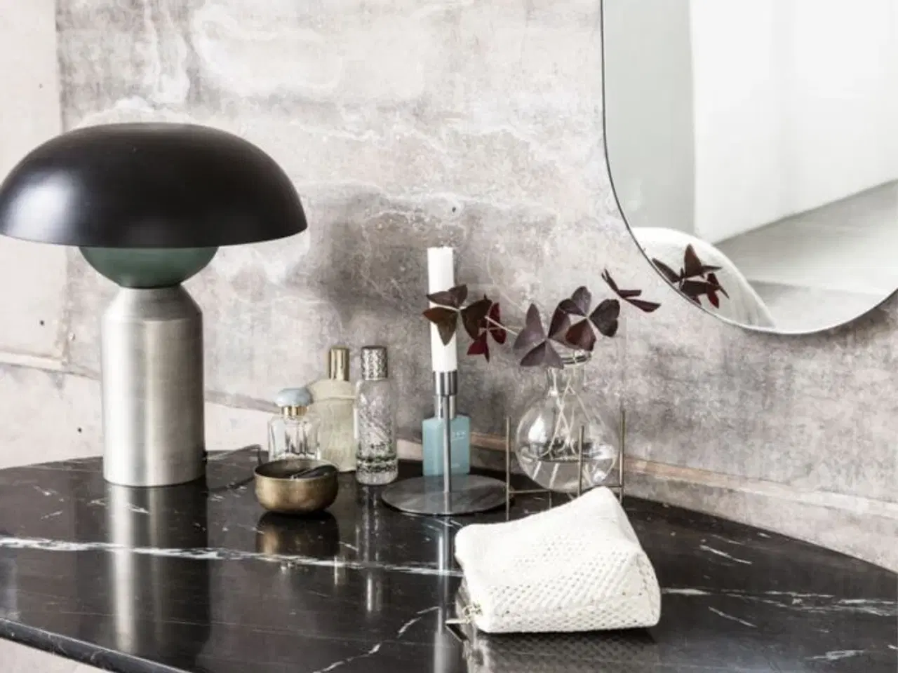 Billede 3 - Skrivebord i sort marmor - model Eda fra House Doc