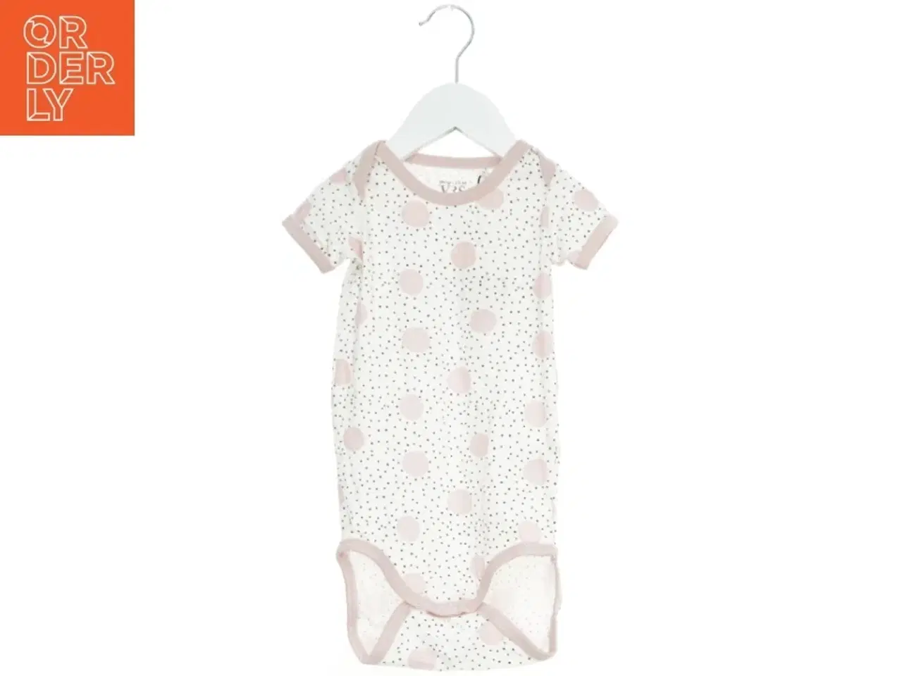 Billede 1 - Kortærmet bodystocking med prikker fra VRS (str. 98)
