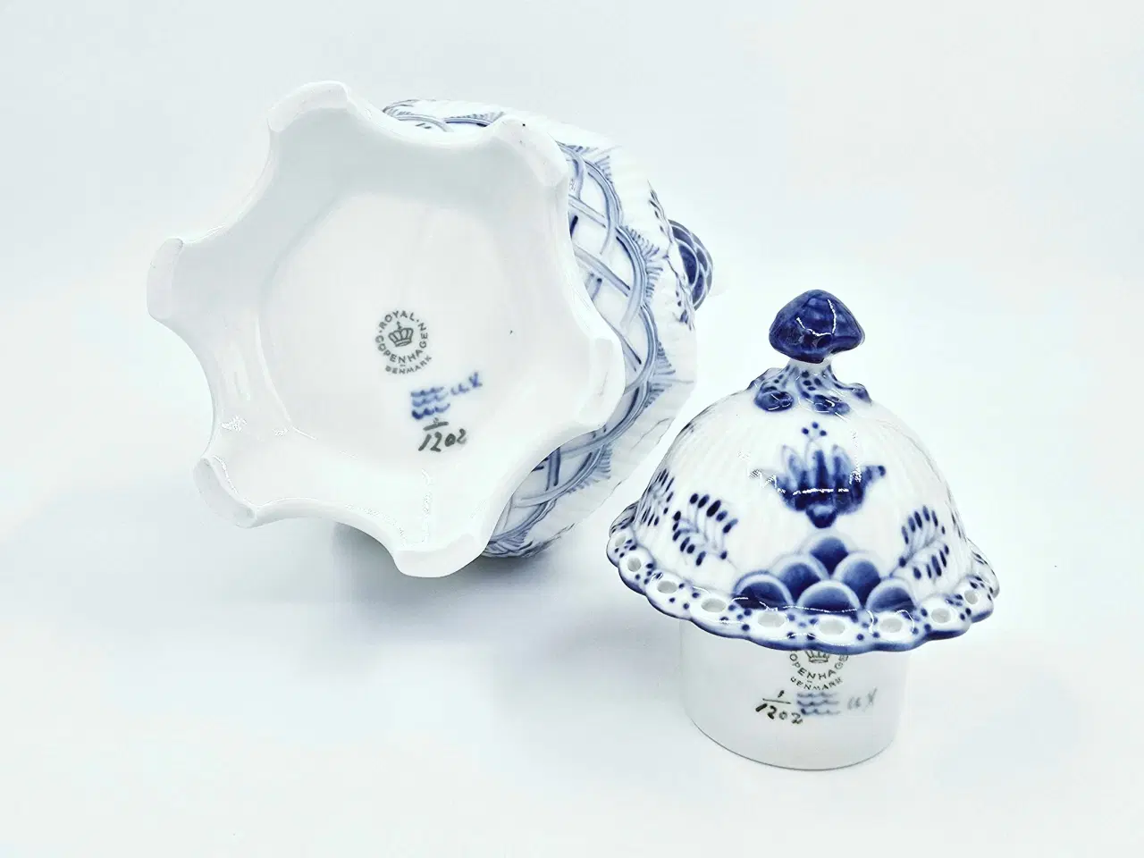 Billede 12 - Musselmalet Helblonde Kaffekande Porcelæn 