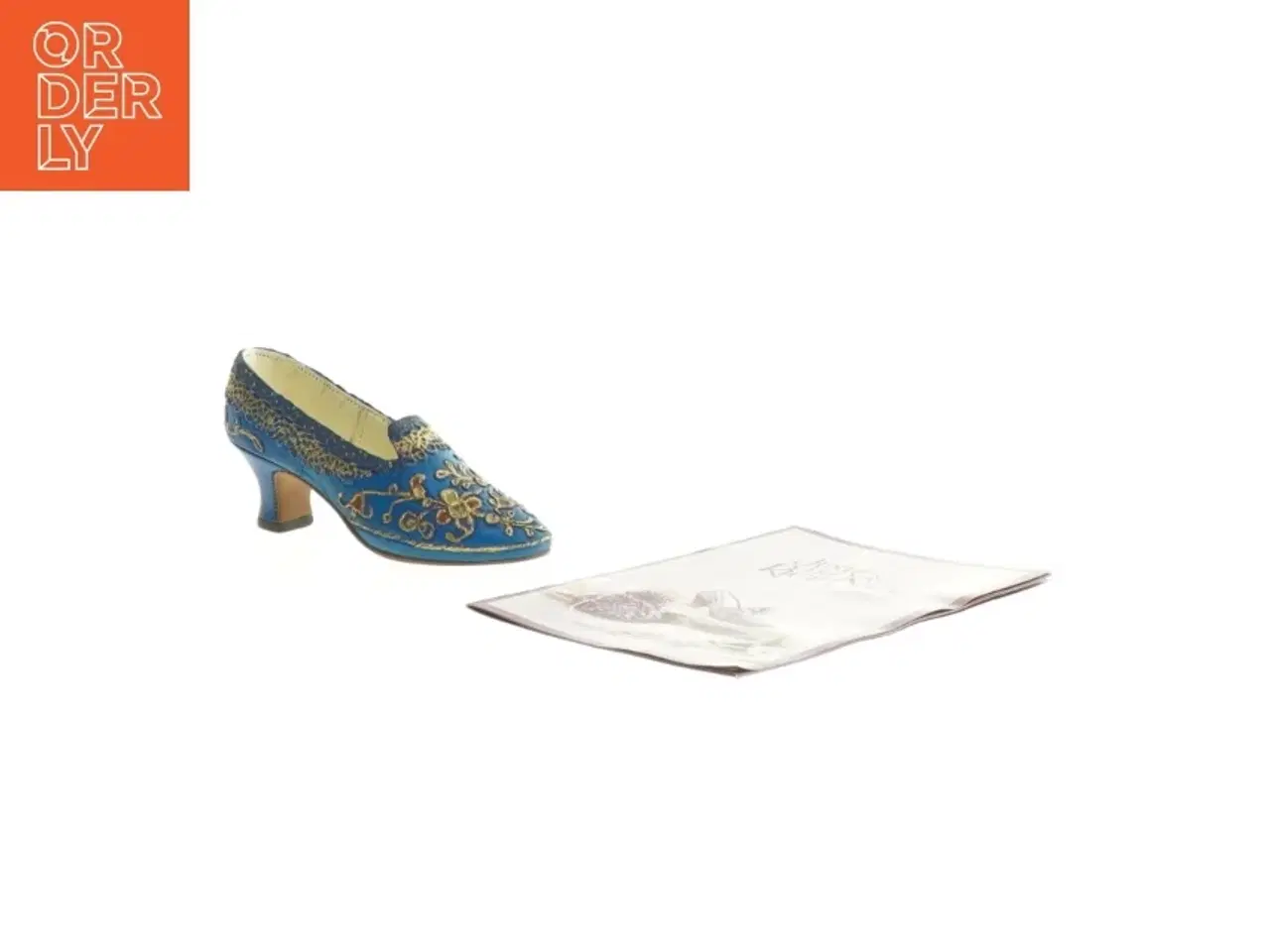 Billede 2 - Dekorativ miniature sko The Empress fra Just The Right Shoe By Raine (str. 10 x 4,5 x 3,5 cm)