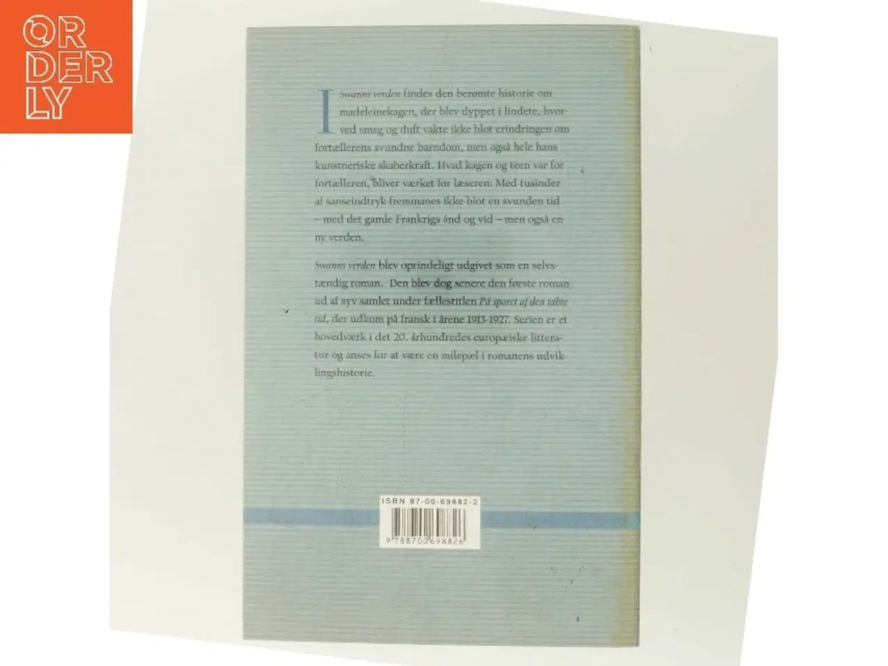 Billede 3 - På sporet af den tabte tid. Bind 1, Swanns verden af Marcel Proust (Bog)