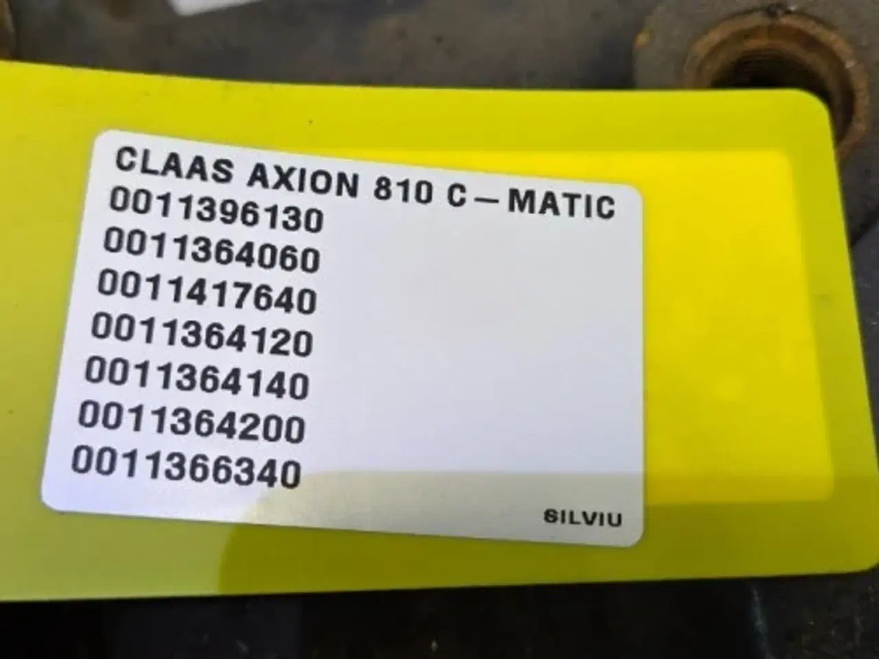 Billede 10 - Claas Axion 810 Gearkasse 0011396130