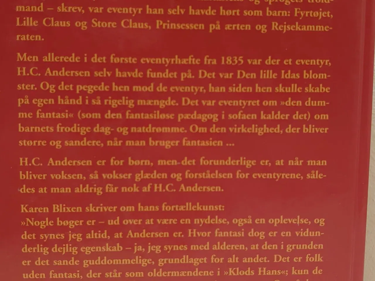 Billede 2 - H.C.Andersen: Eventyr/ ved Johannes Møllehave