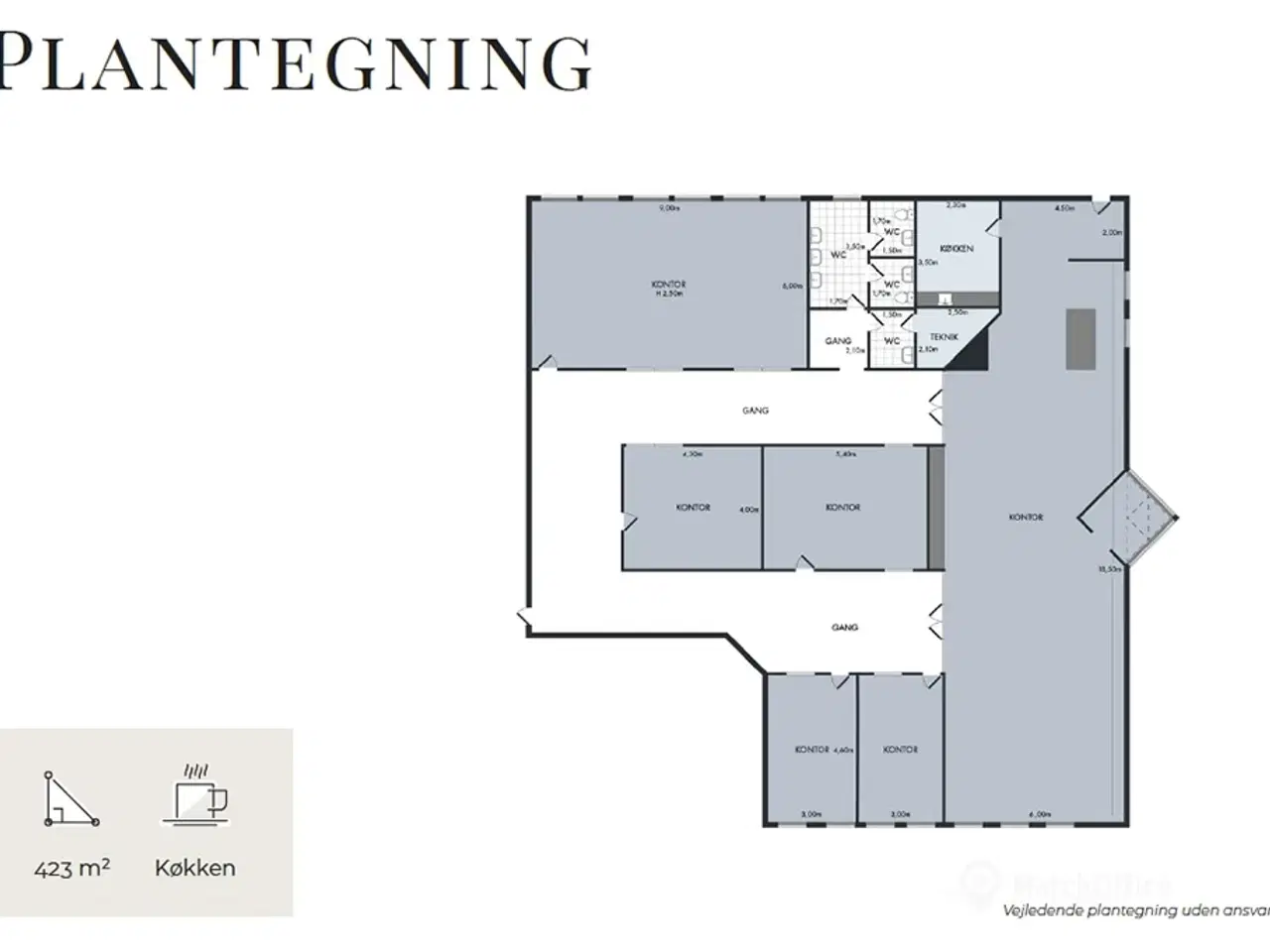 Billede 14 - Veldisponeret & lyst kontor på 423 m²