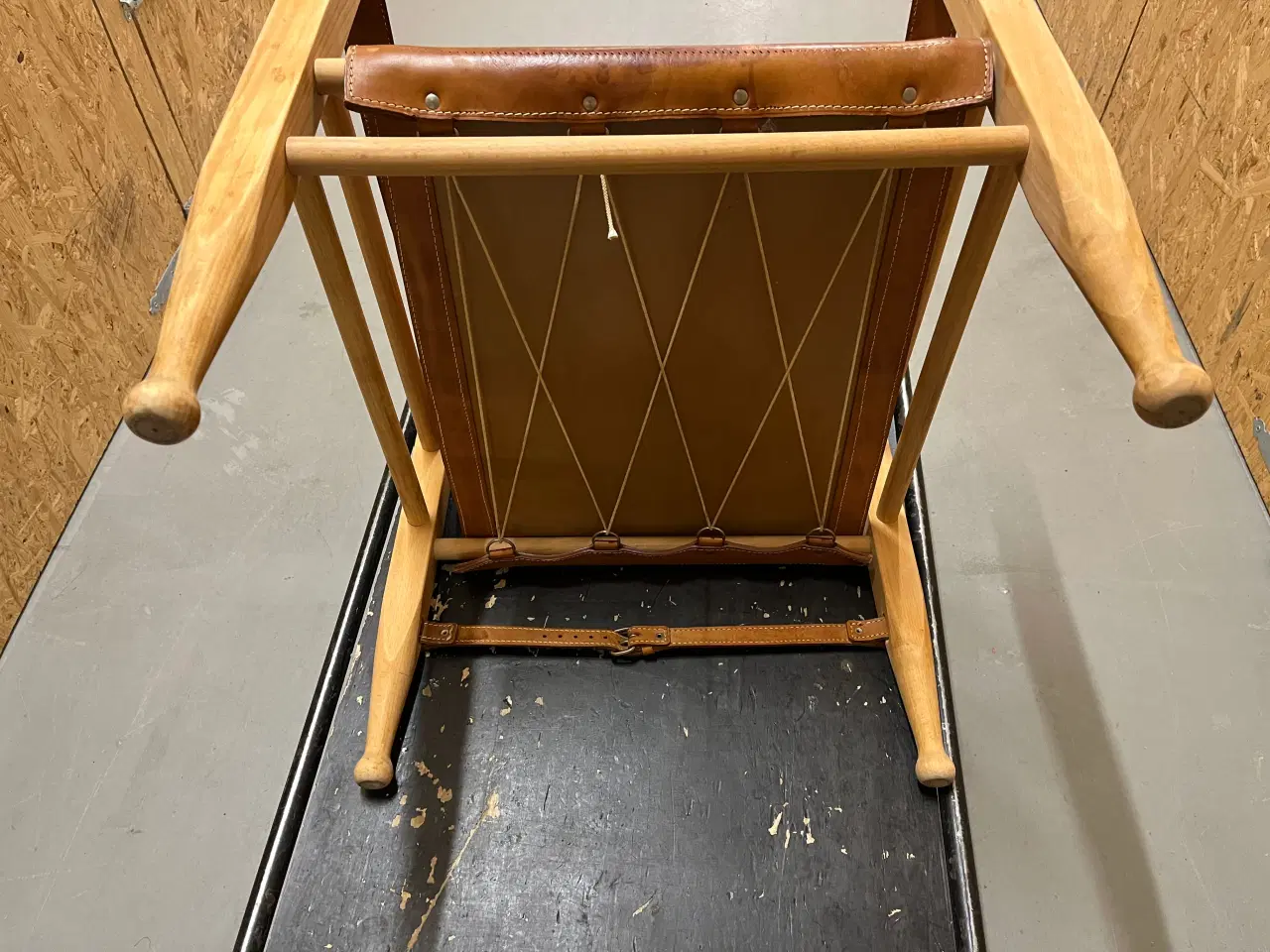 Billede 14 - Aage Bruun & Søn Safaristole med cognac kernelæder