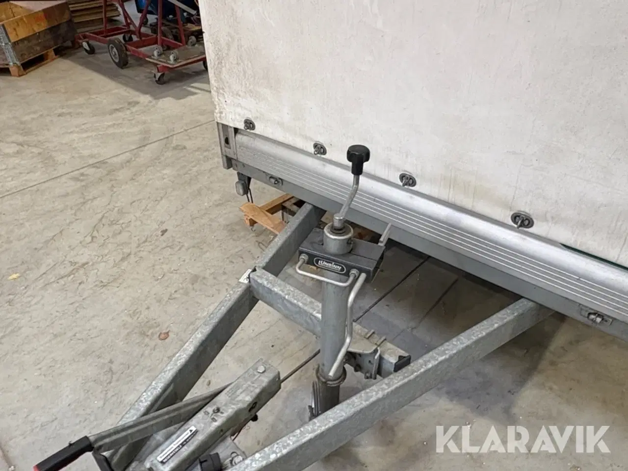 Billede 8 - Gardin trailer Unsinn GTP 2636 med isoleringsmaskine monteret