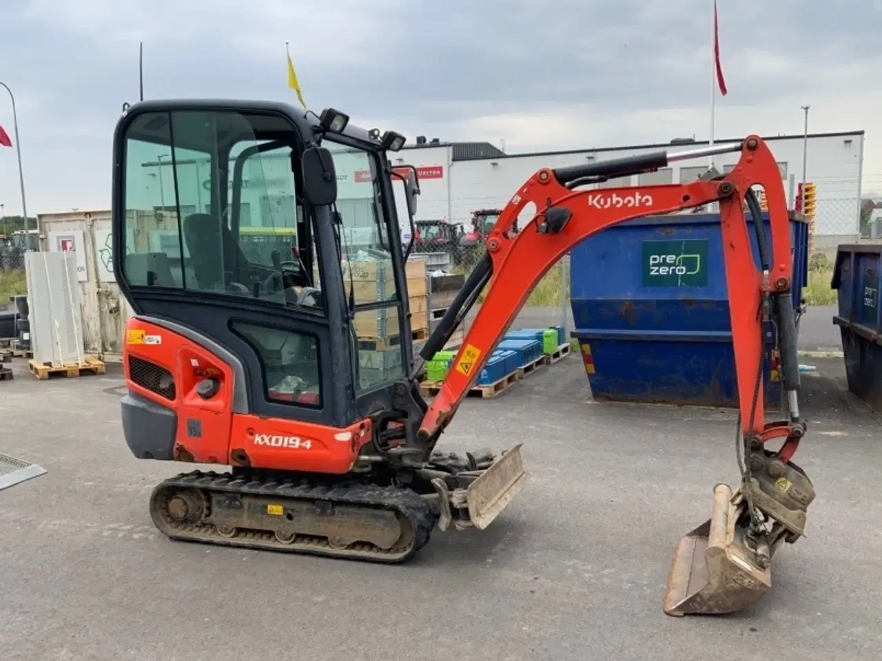 Billede 3 - Kubota KX019-4 med redskaber og anhænger