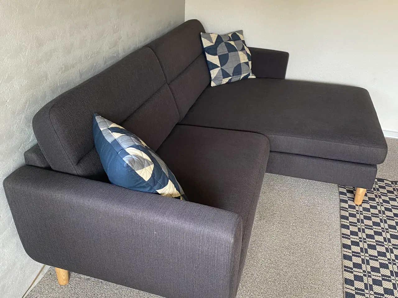 Billede 3 - 3 personers sofa med chaiselong