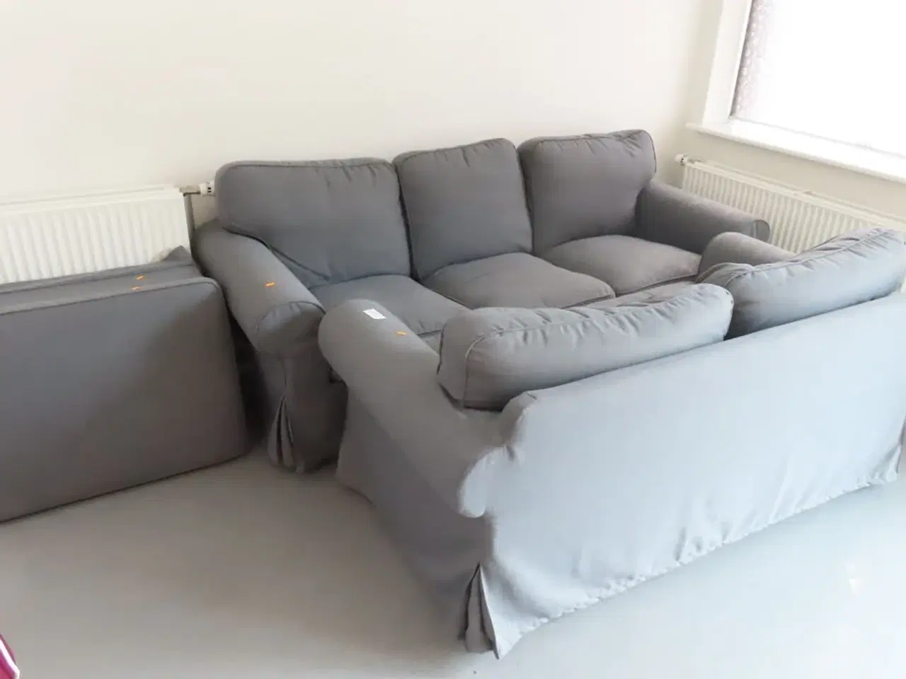 Billede 1 - 3+2 pers. sofaer samt puff