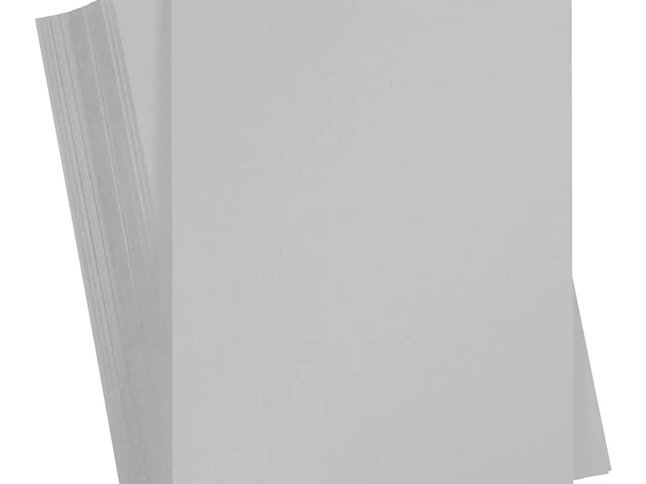 Billede 1 - Grå A4 Karton 180 g - 100 ark til kreative projekter